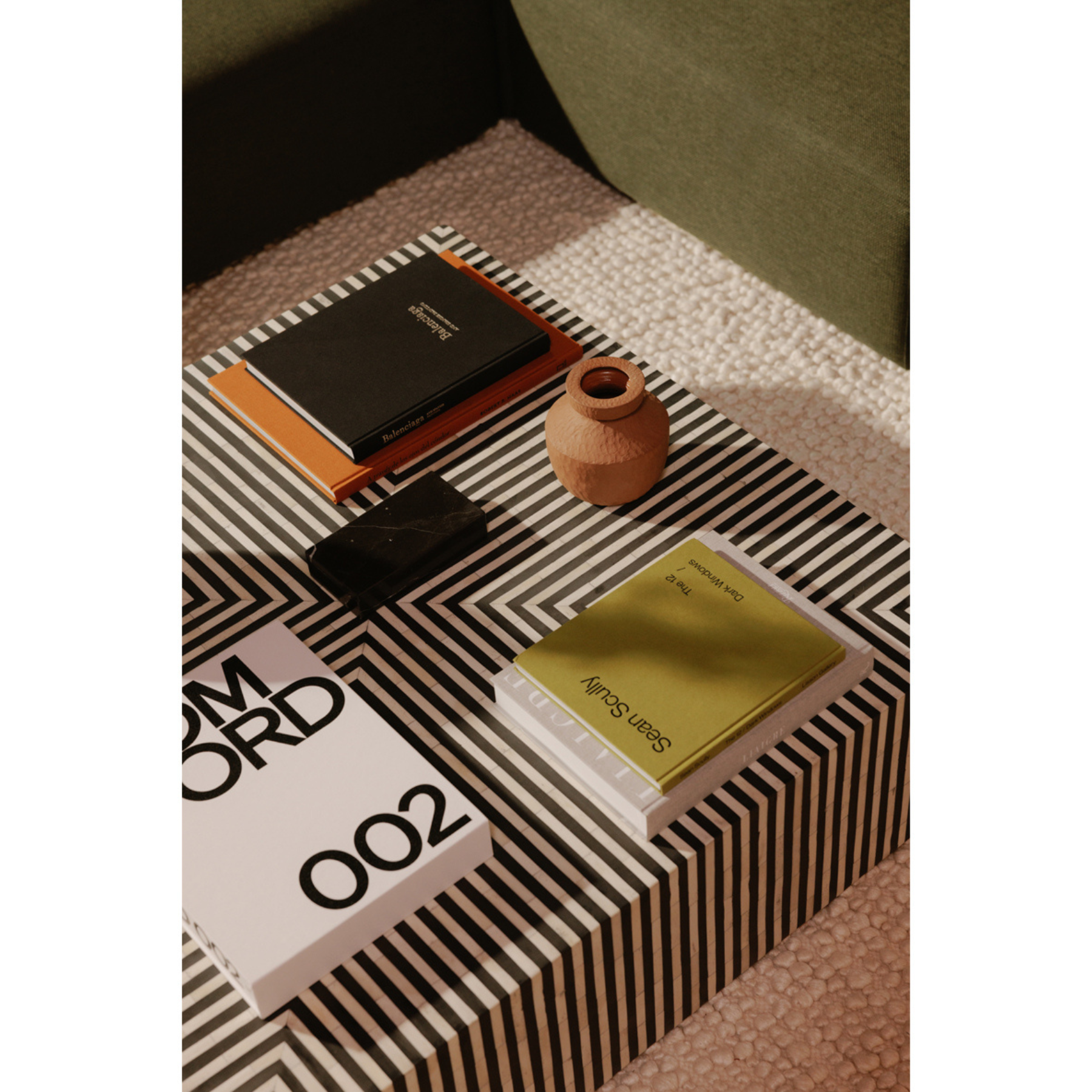 Oswin Coffee Table Black and White