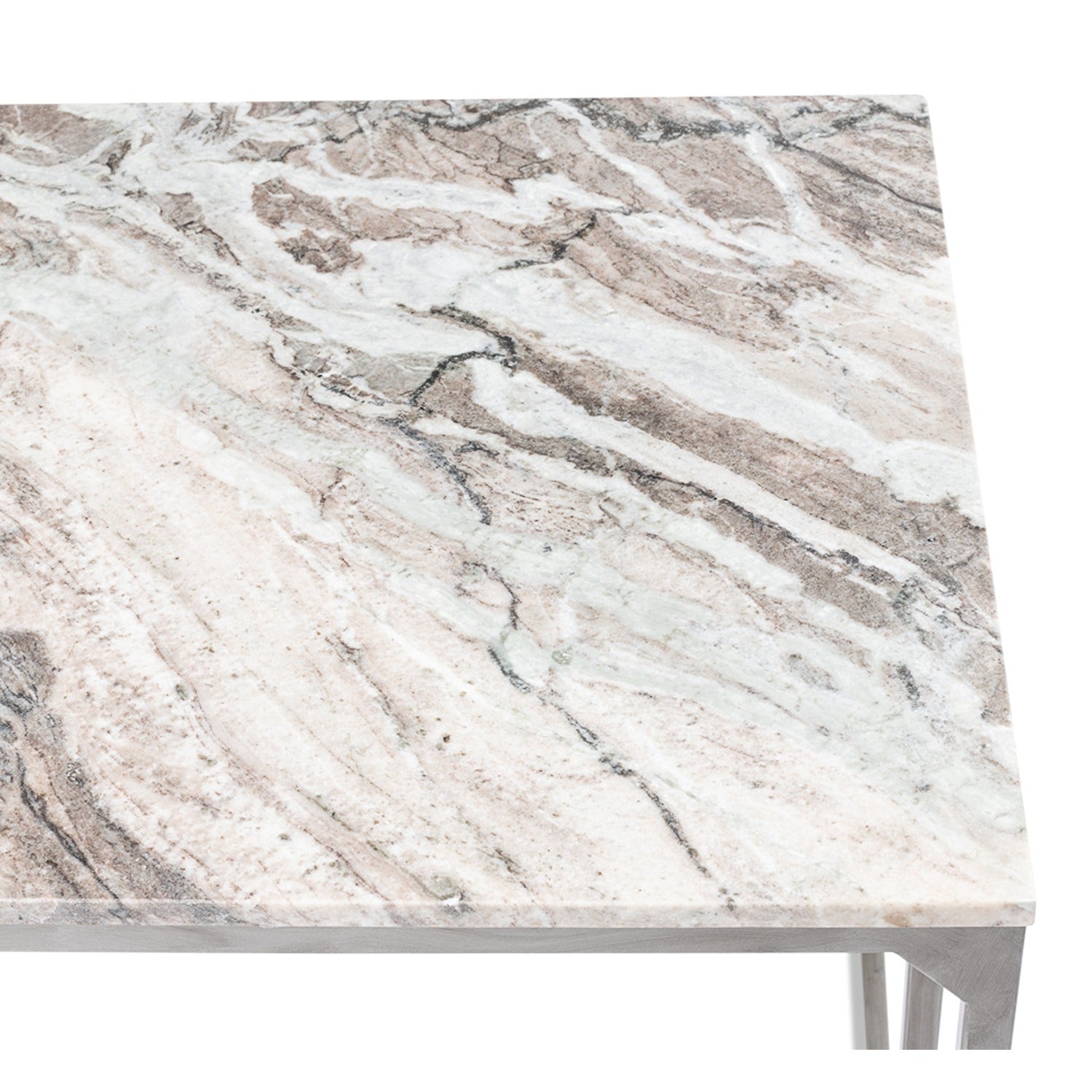 Open Desk With Shelves, Marble Top