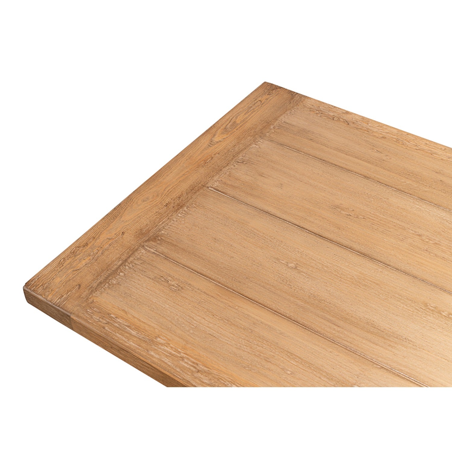 Sawhorse Desk, Natural Polished Old Pine