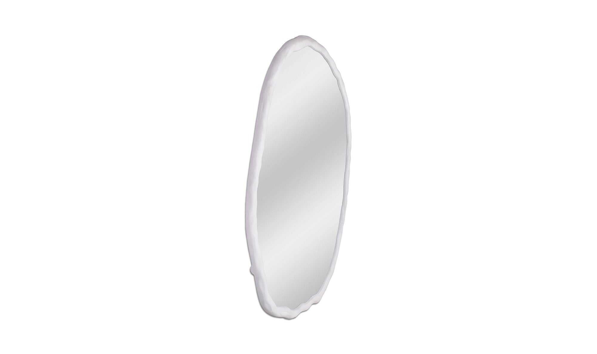 Forge Oval Mirror - White