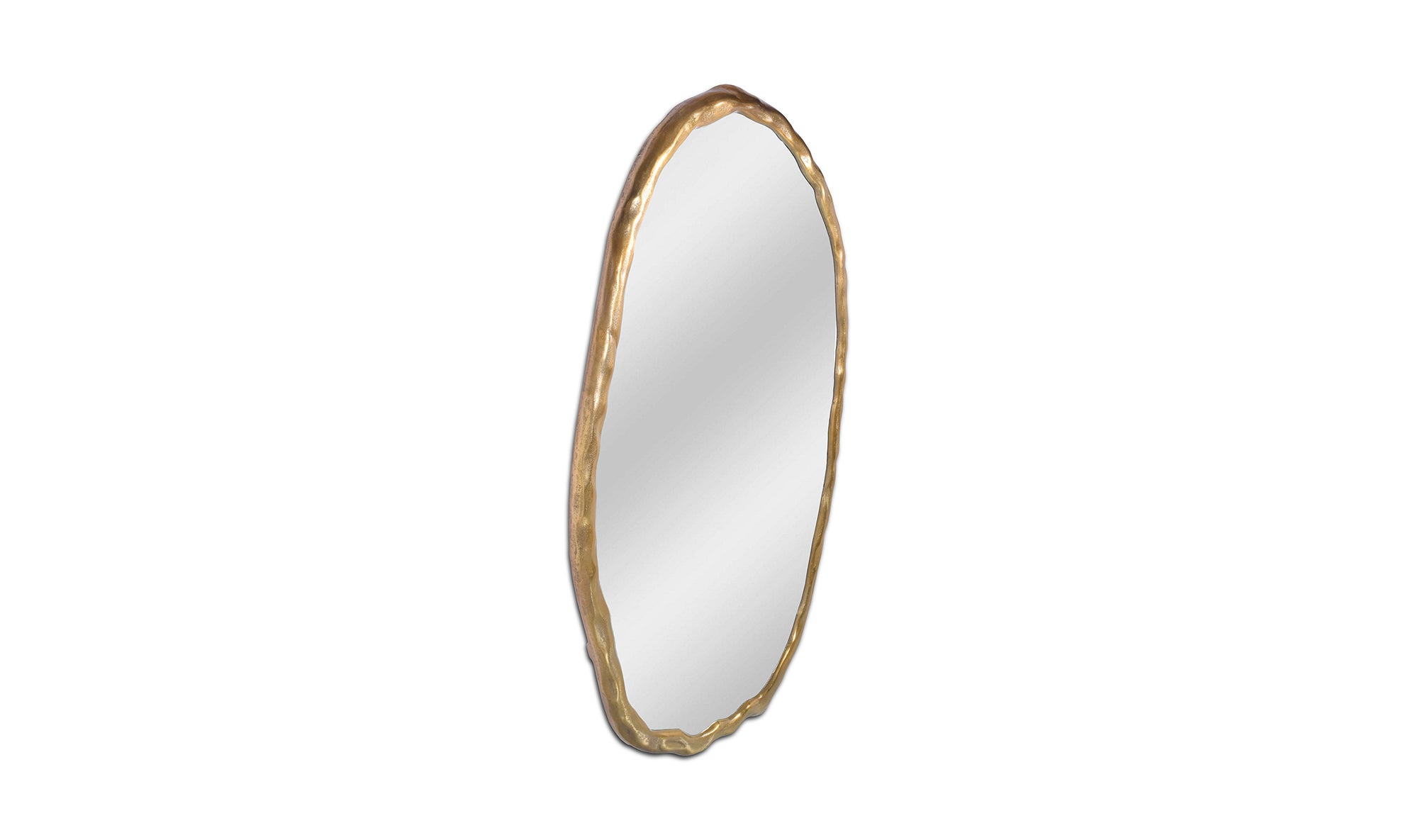 Forge Oval Mirror - Gold