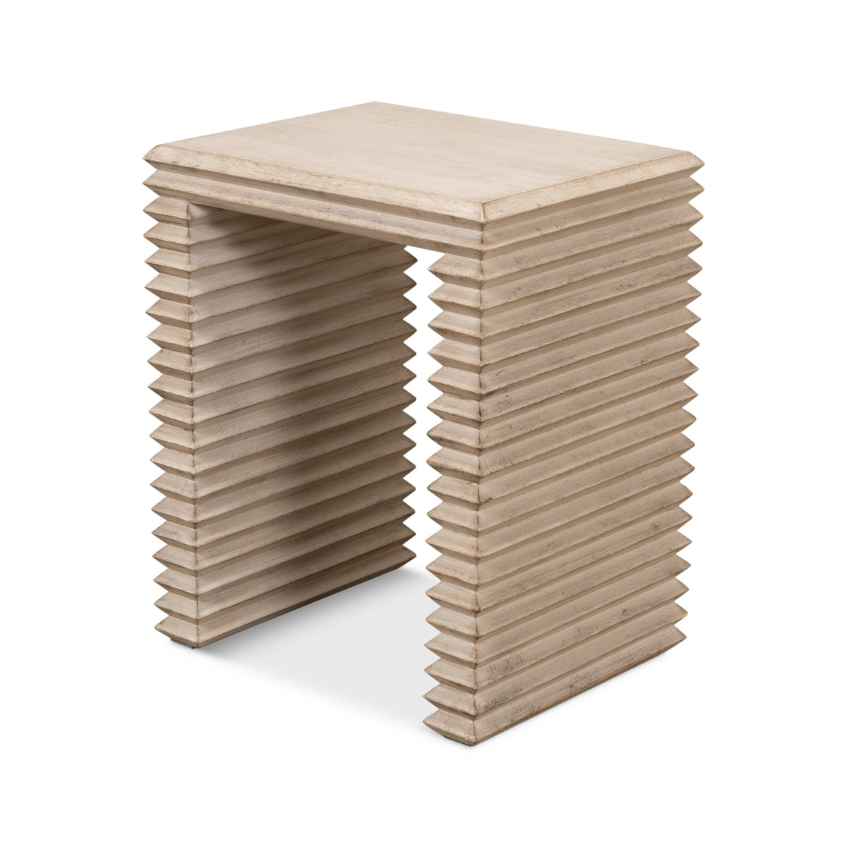 Stacked Side Table - Stone Grey