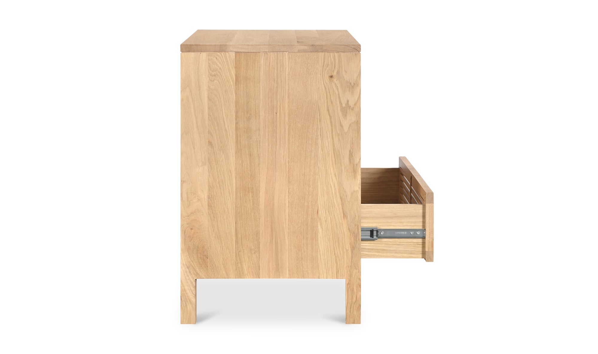 Arla 3 Drawer Nightstand Natural