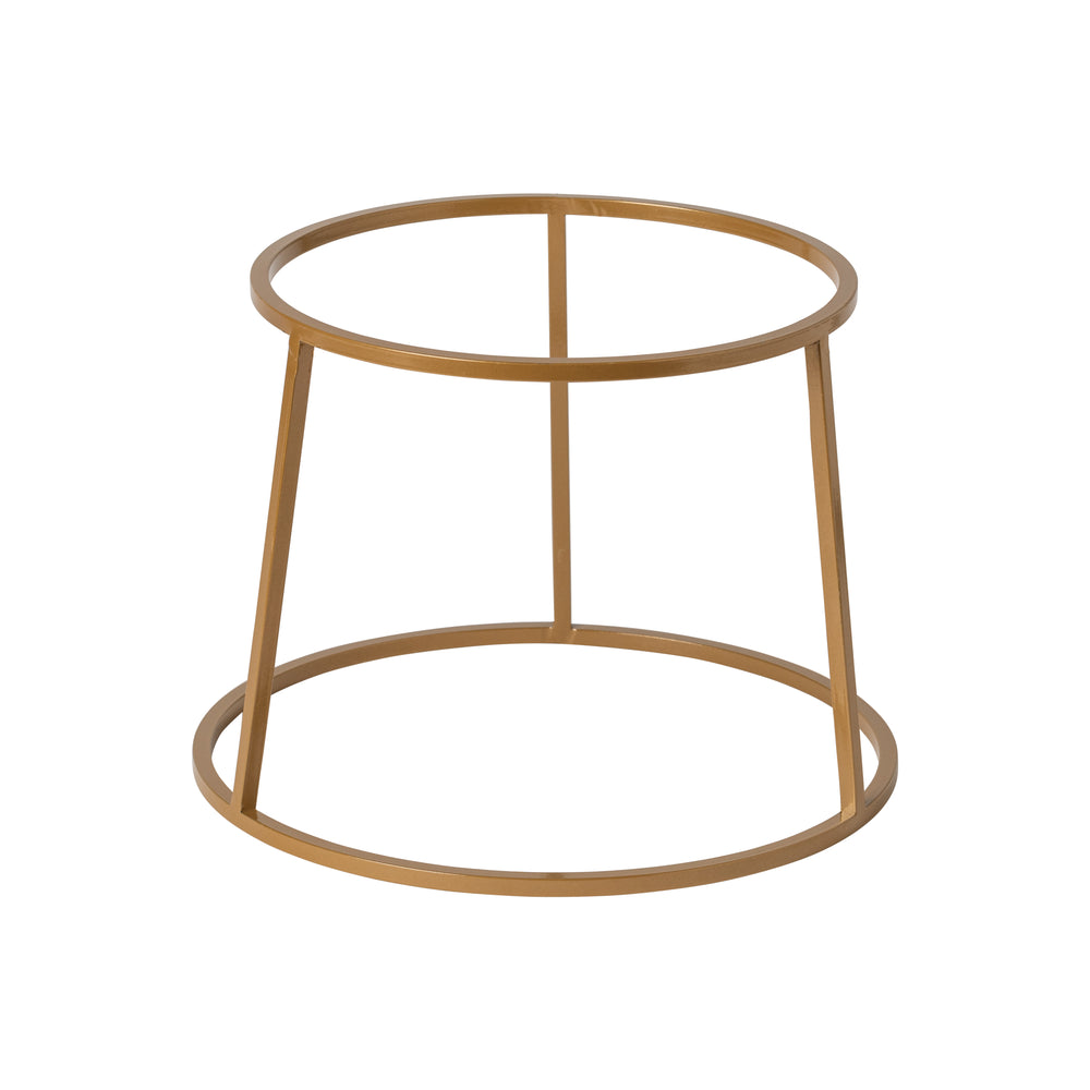 High Round Metallic Riser Stacked Organic