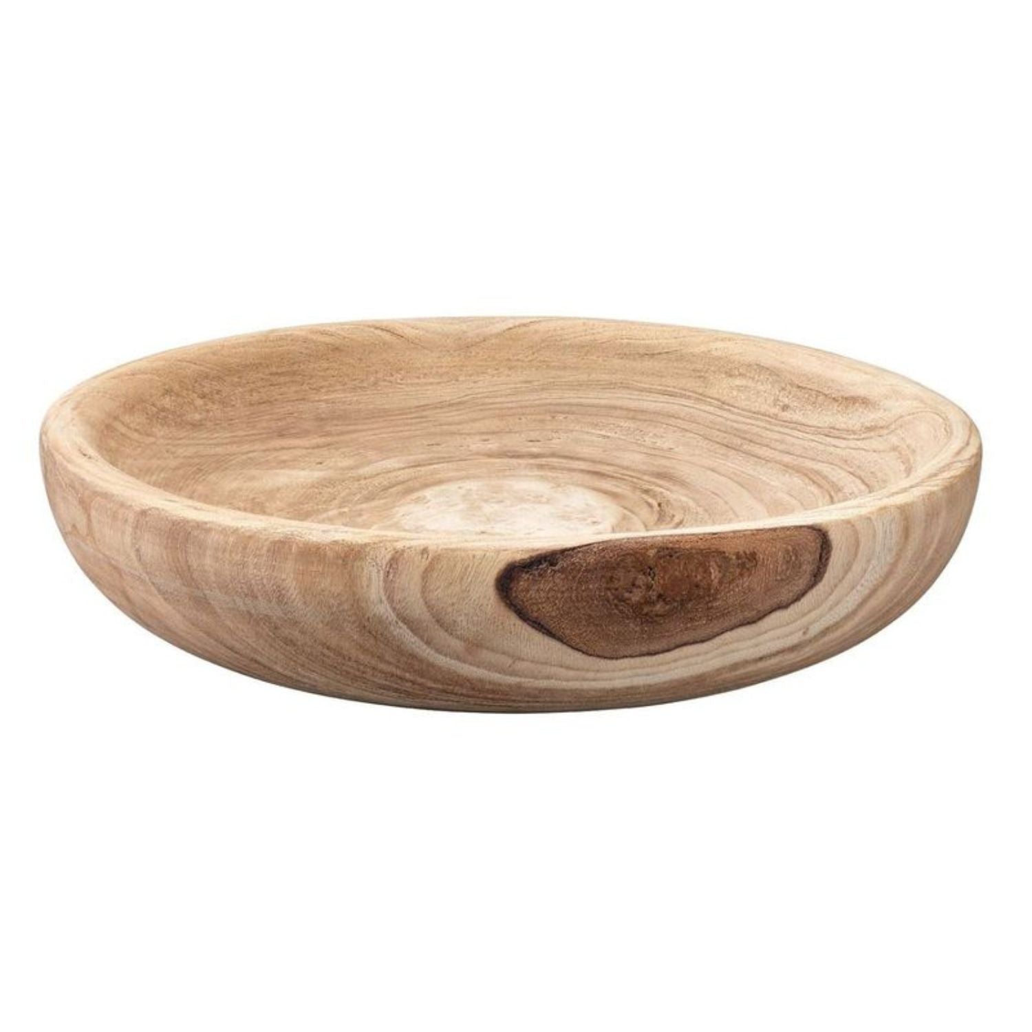 Laurel Wooden Decorative Bowl, Large
