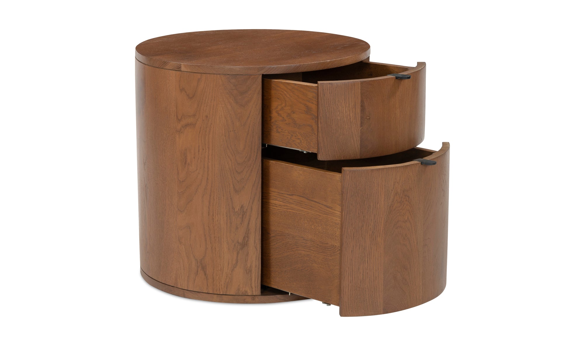 Leif Two Drawer Nightstand - Brown