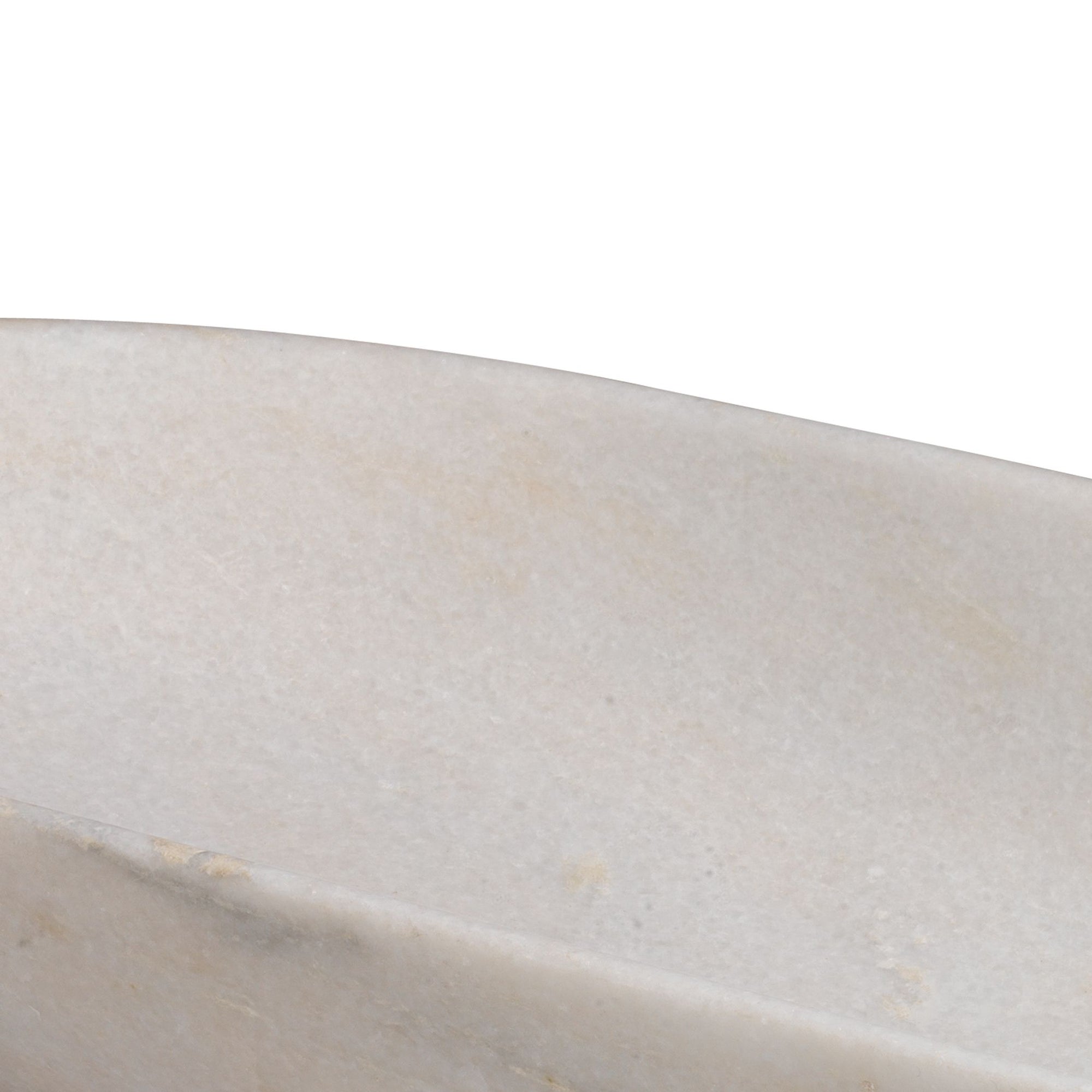 Long Oval Marble Bowl