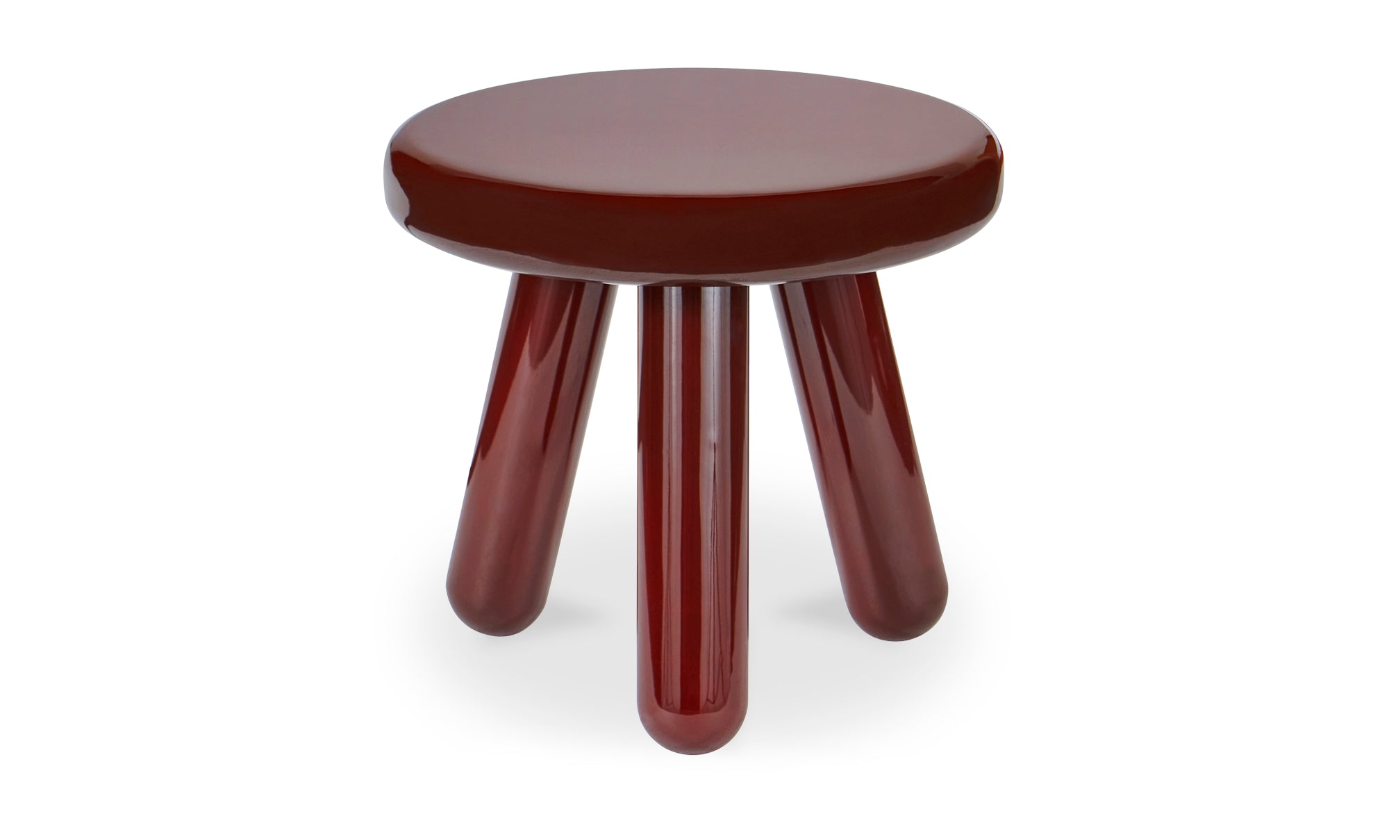 Felicity Accent Table - Deep Red Lacquer