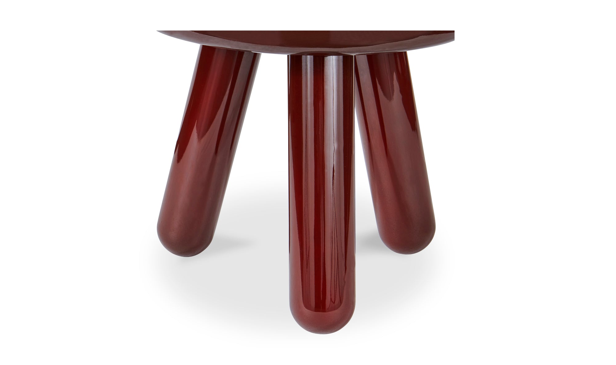Felicity Accent Table - Deep Red Lacquer