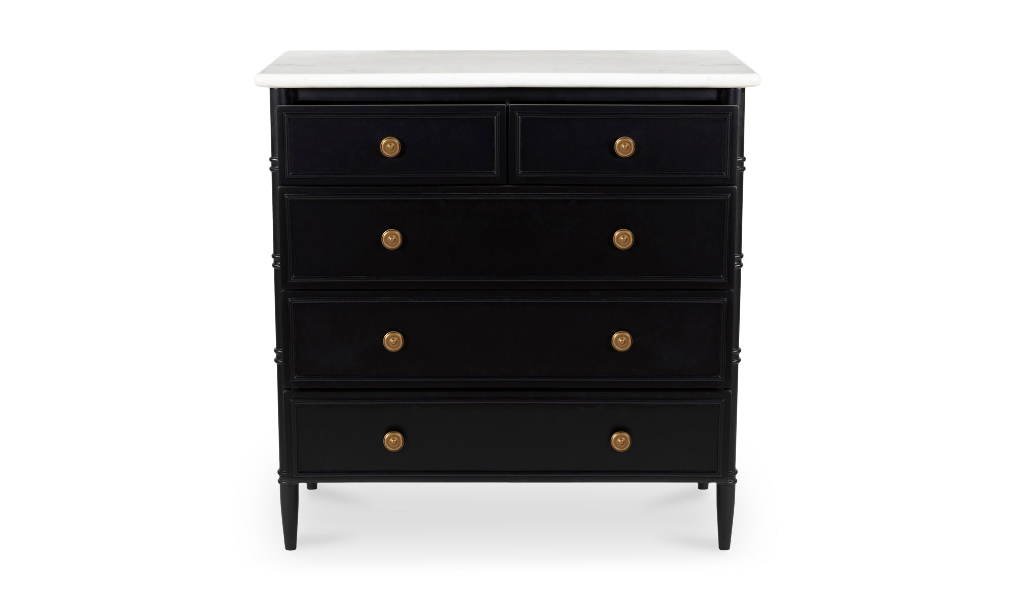 Elara 5 Drawer Chest Black