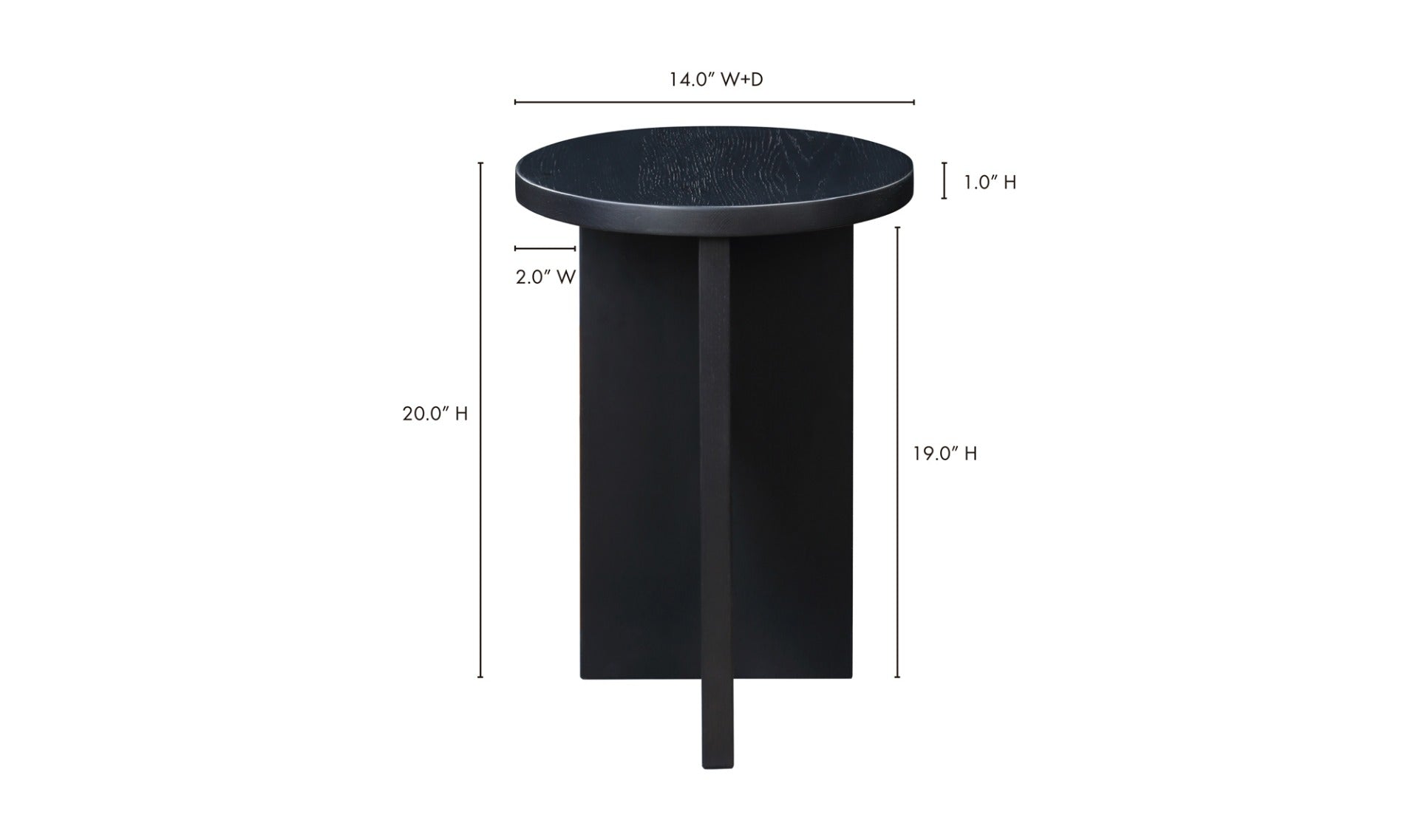 Joice Accent Table - Black