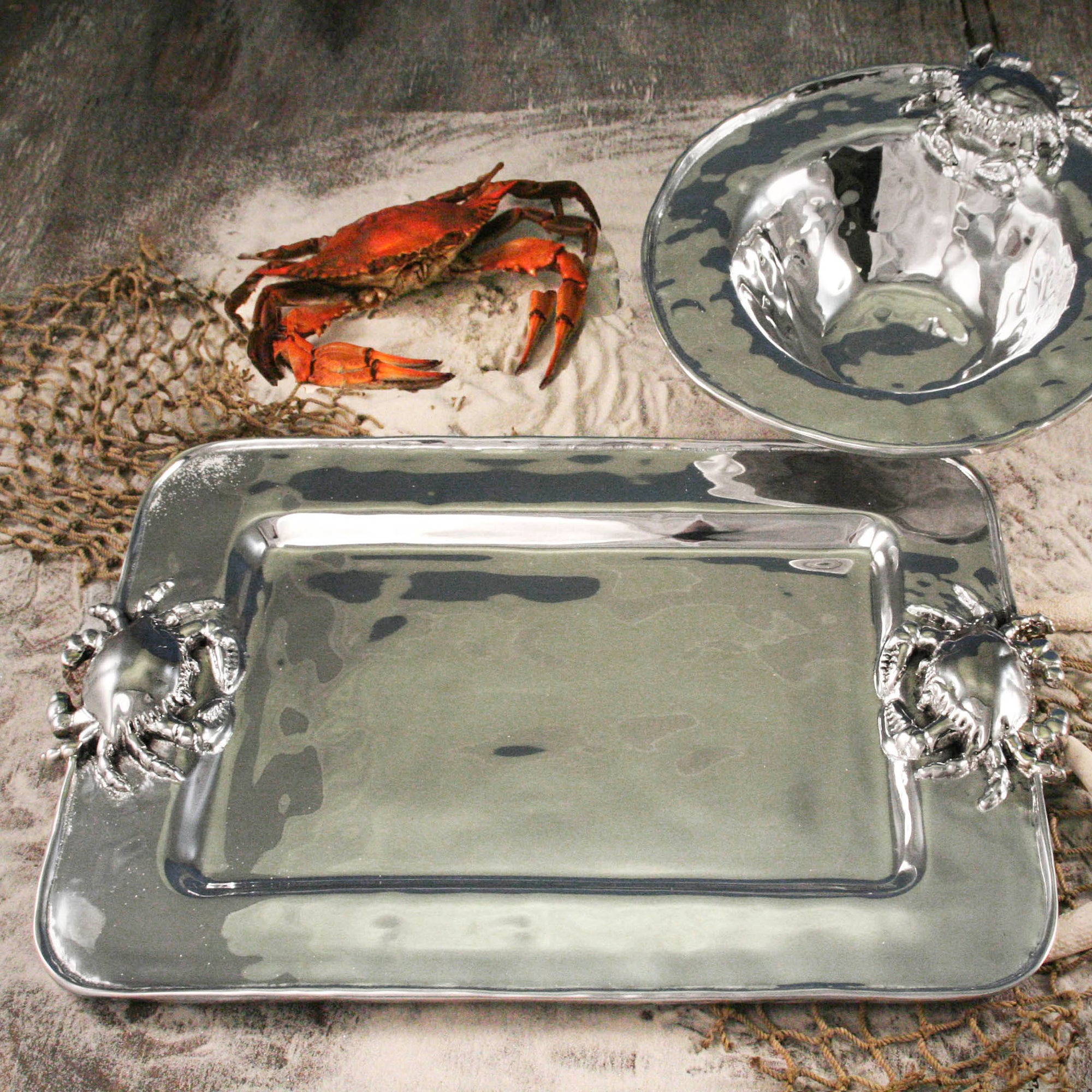 OCEAN Crab Medium Rectangular Tray