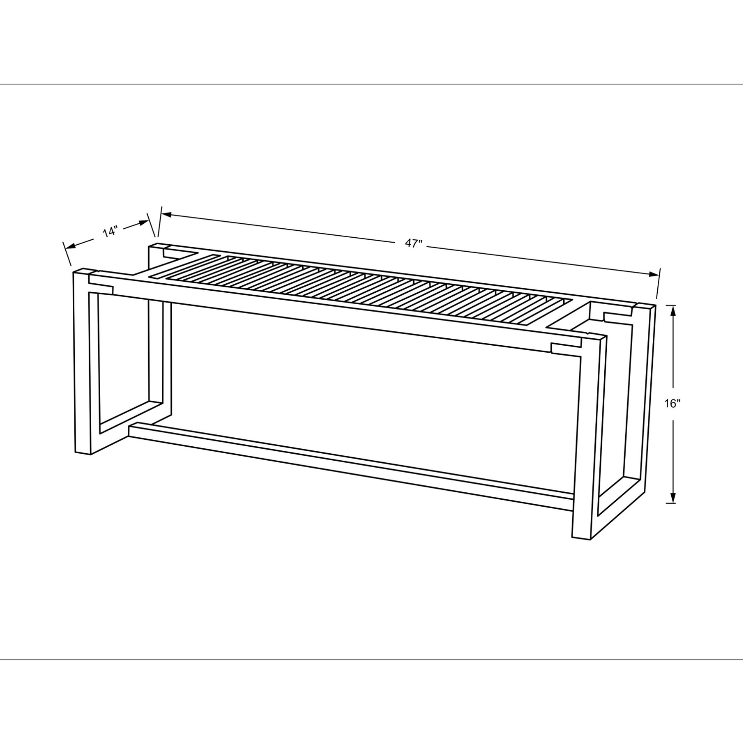 Aldeano Bench