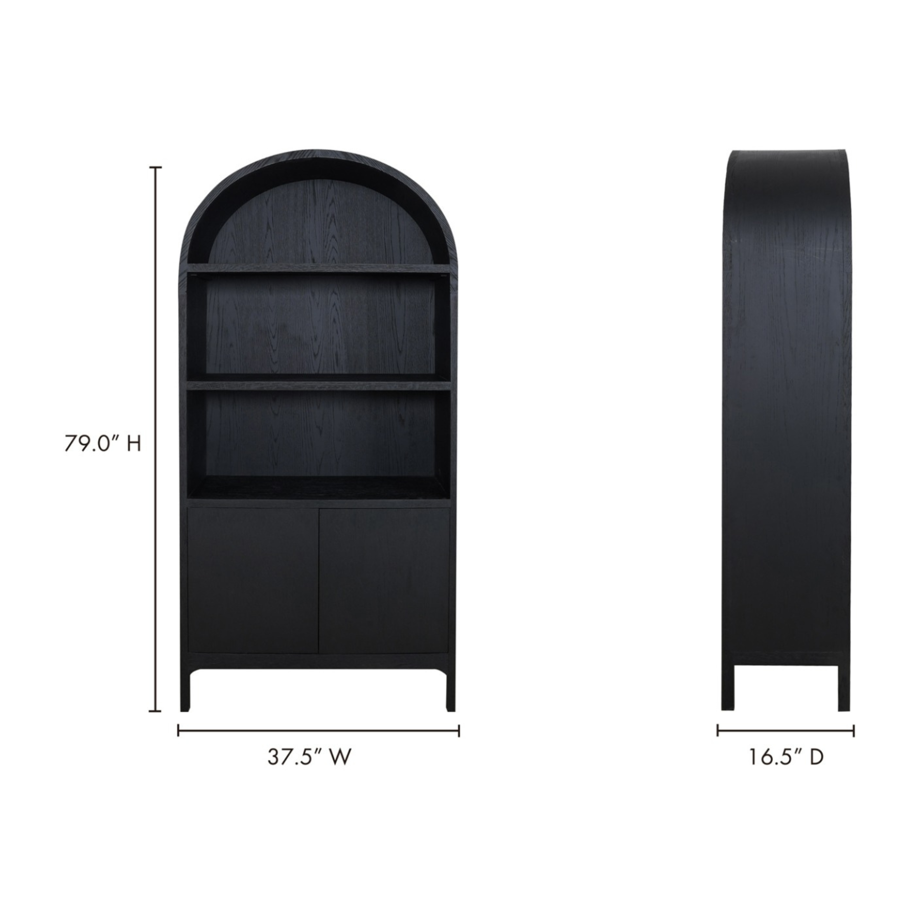 Rogue Display Cabinet Black