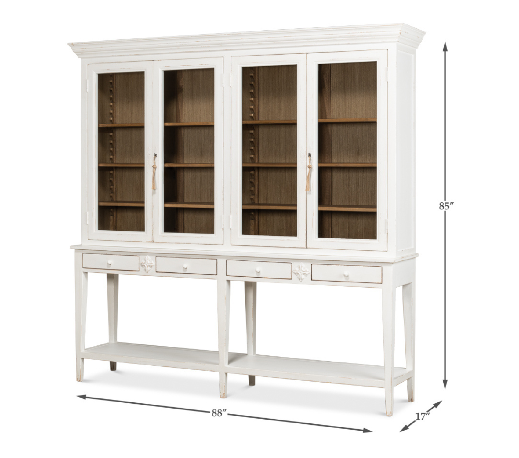 Beacon Hill Display Case - White