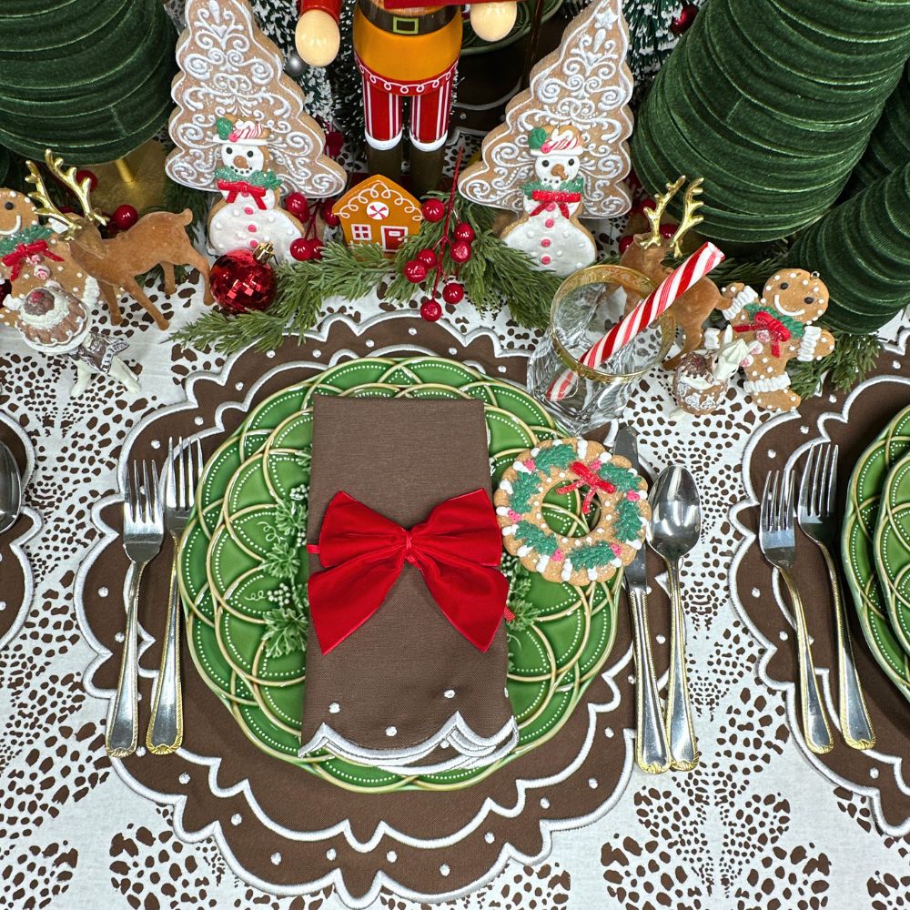 Ava Placemat - Dark Cocoa (Set of 4)
