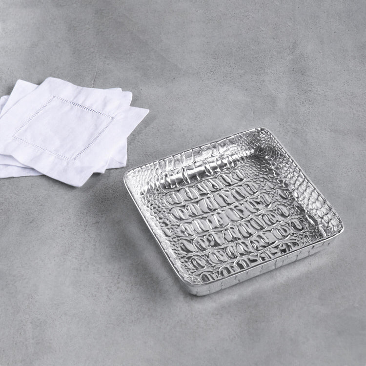 GIFTABLES Pieles Croc Beverage Napkin Holder