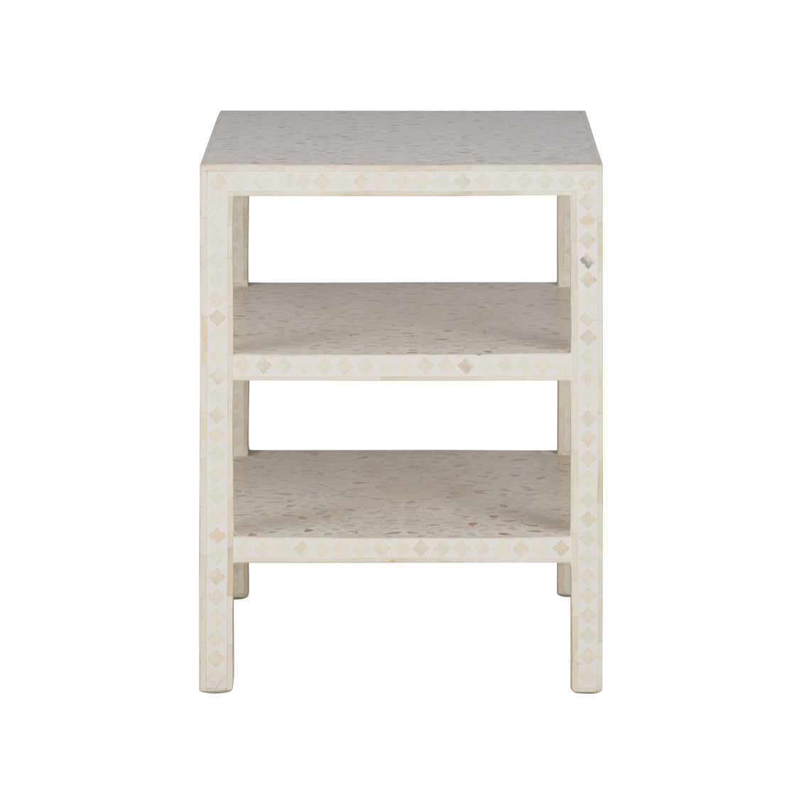 Leaf Inlay Side Table