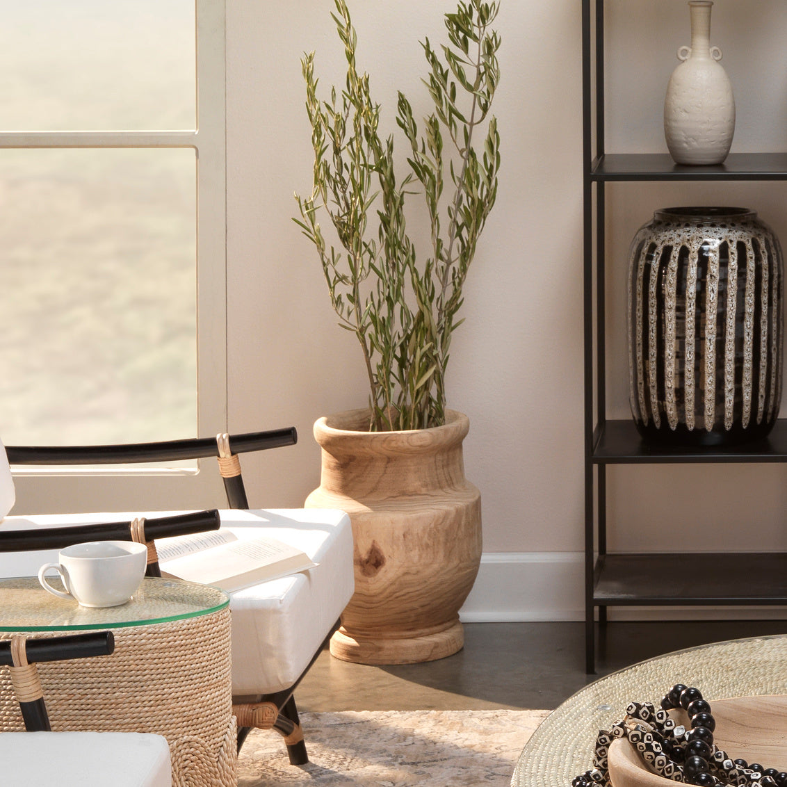 Laguna Wooden Vase