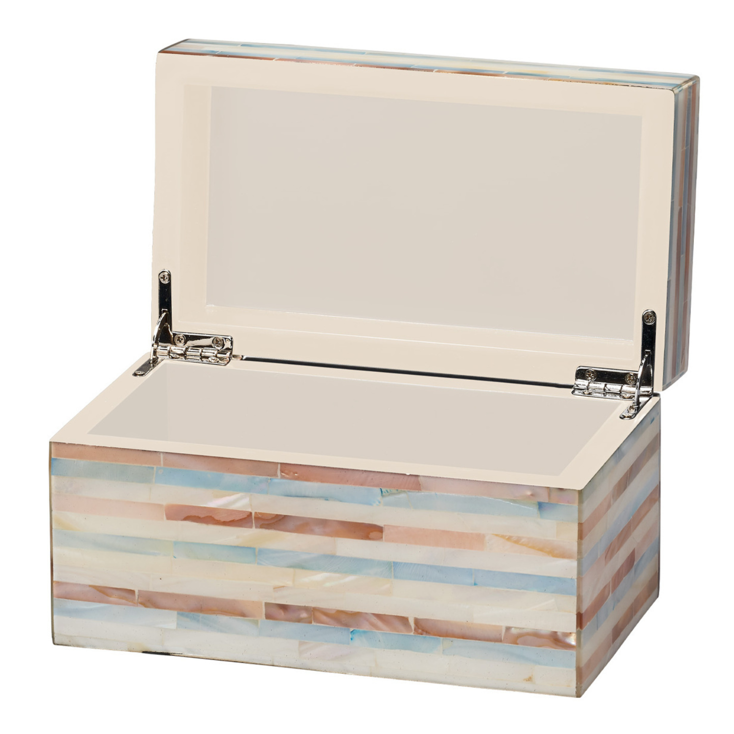 Roosevelt Box in Mixed Blue, Small