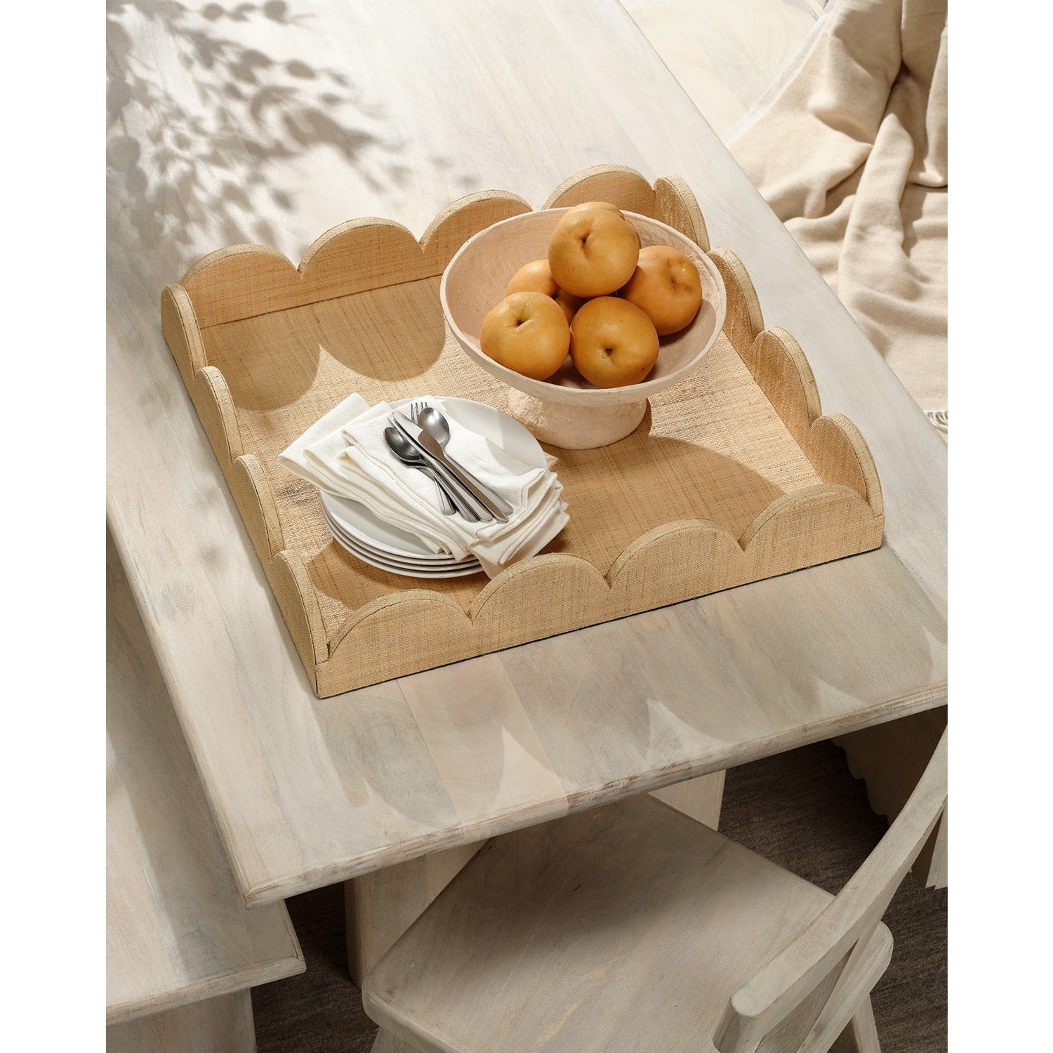 Wonderland Scalloped Tray