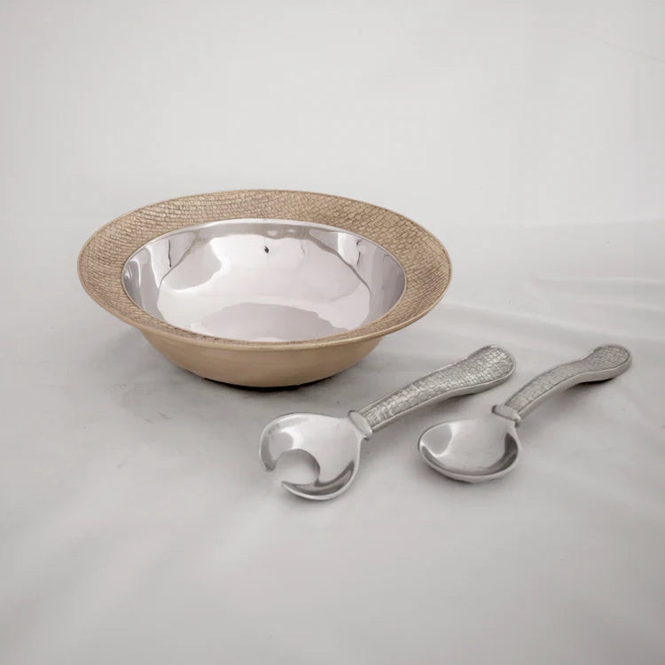 SIERRA MODERN Nassau Large Bowl (Silver and Gold)