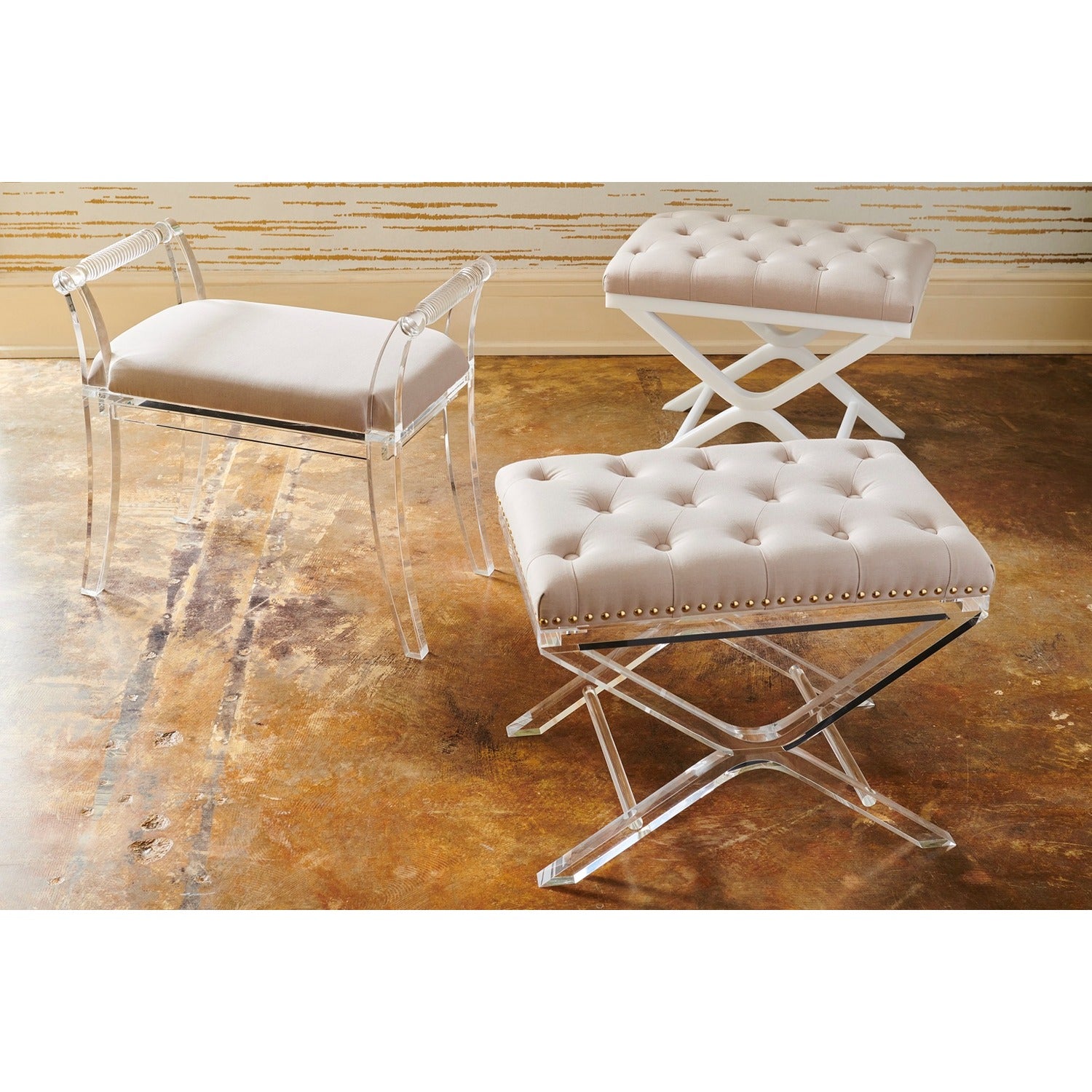 Soho Tufted Bench