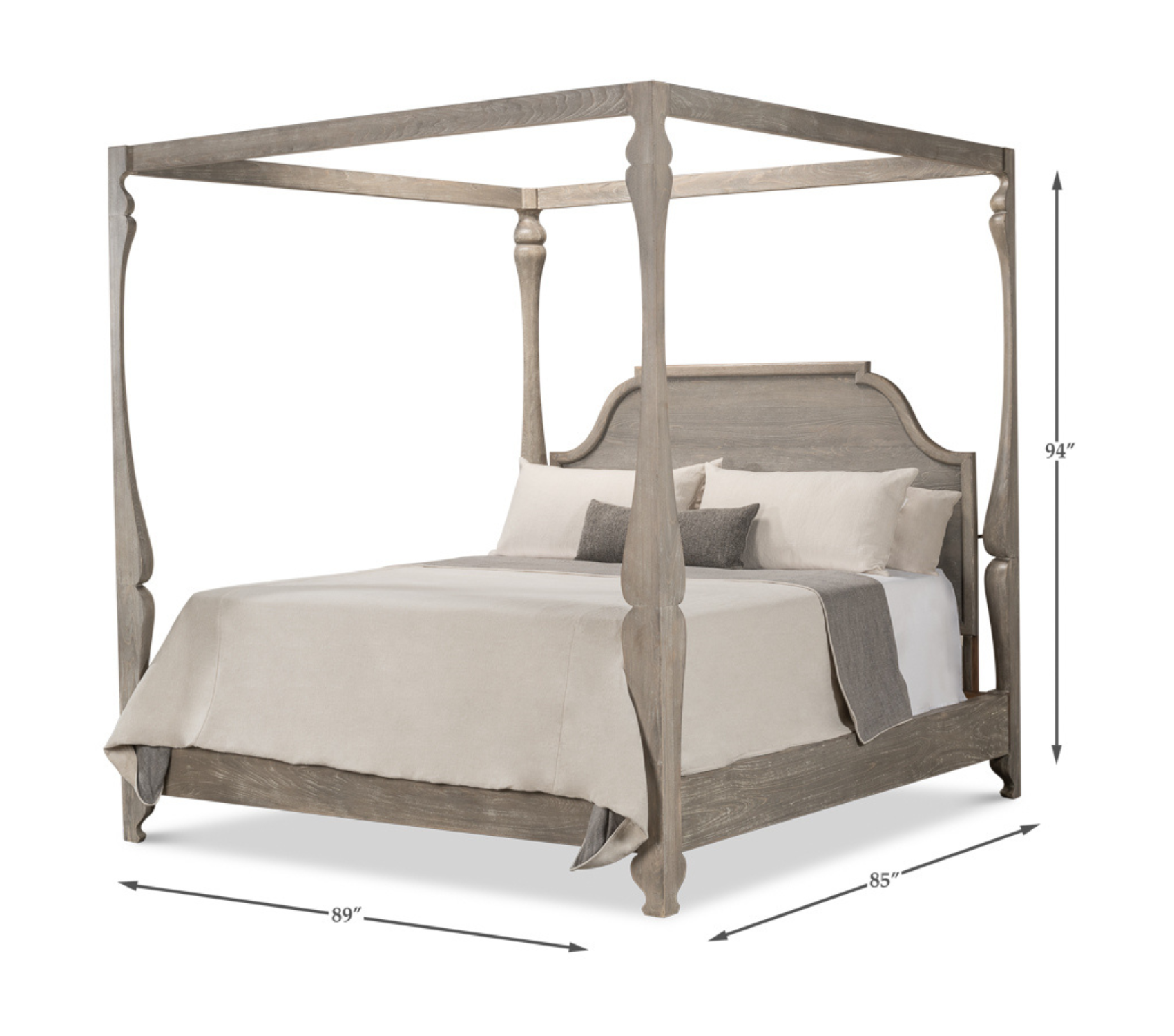 Madeline Bungalow Bed King - Moonskin