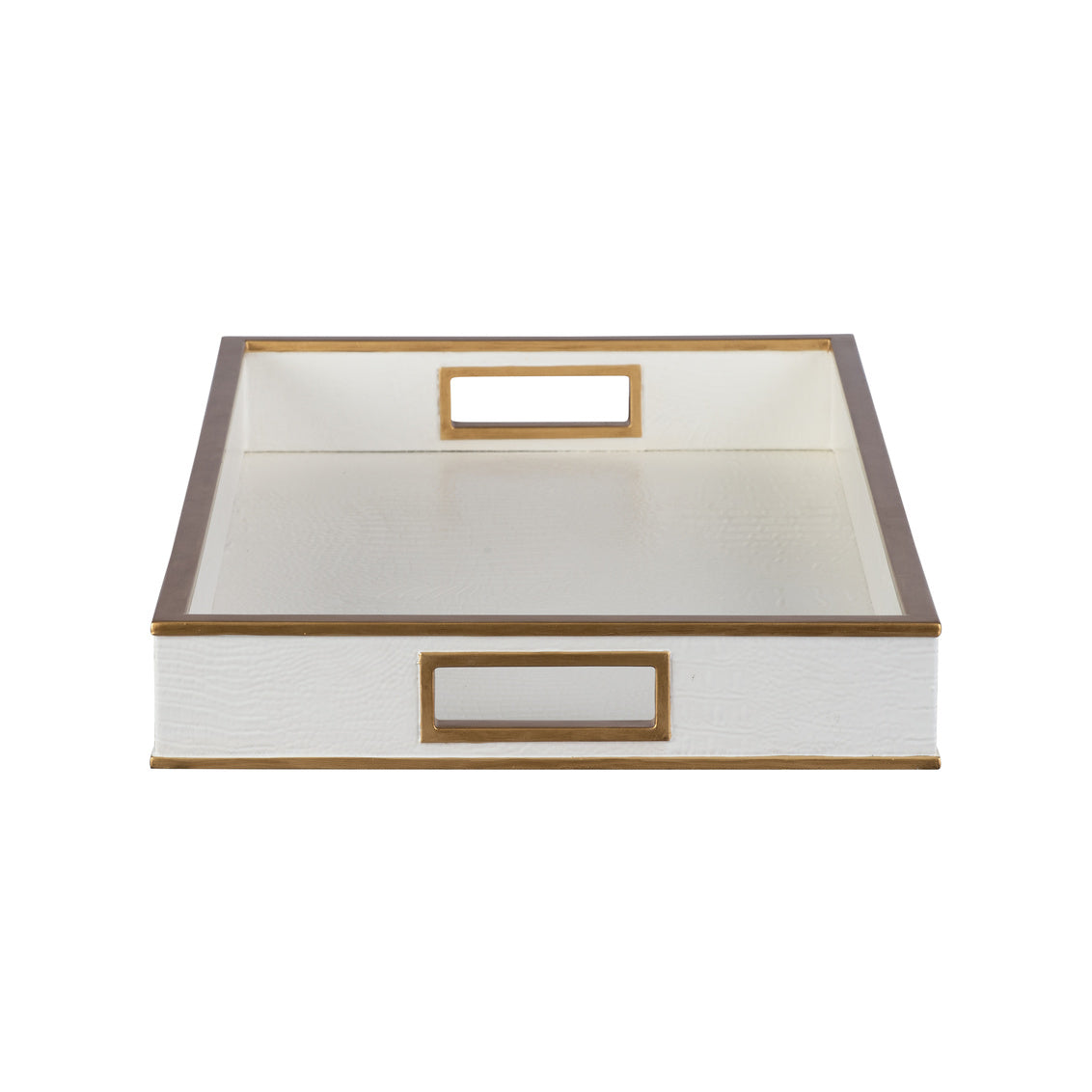 Reddington Tray - White Croco