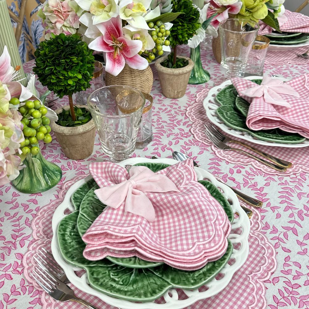 Bettina Placemat - Pink Gingham (Set of 4)