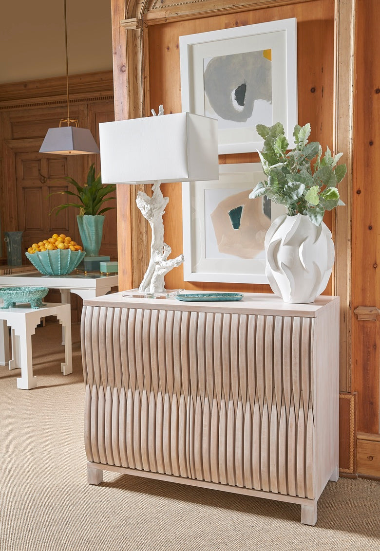 Cut Corner Table - White (Lg)