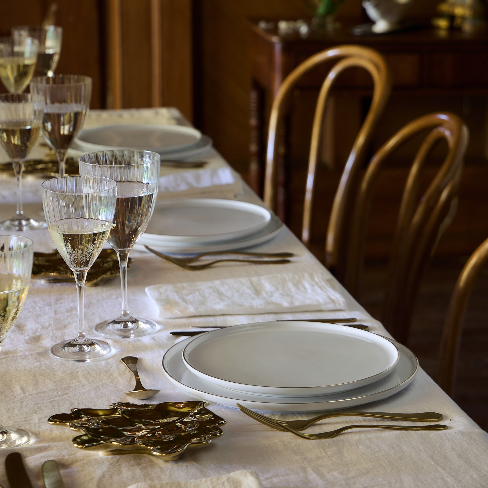 Porcelain Salad/Dessert Resonance Set of 6
