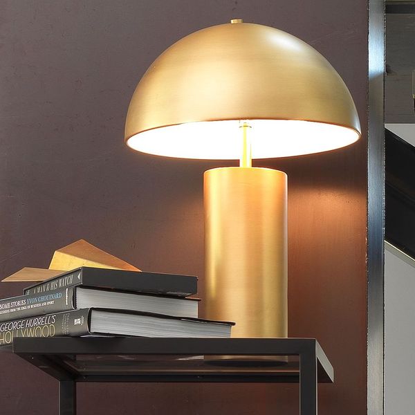 Felix Iron Table Lamp, Antique Brass