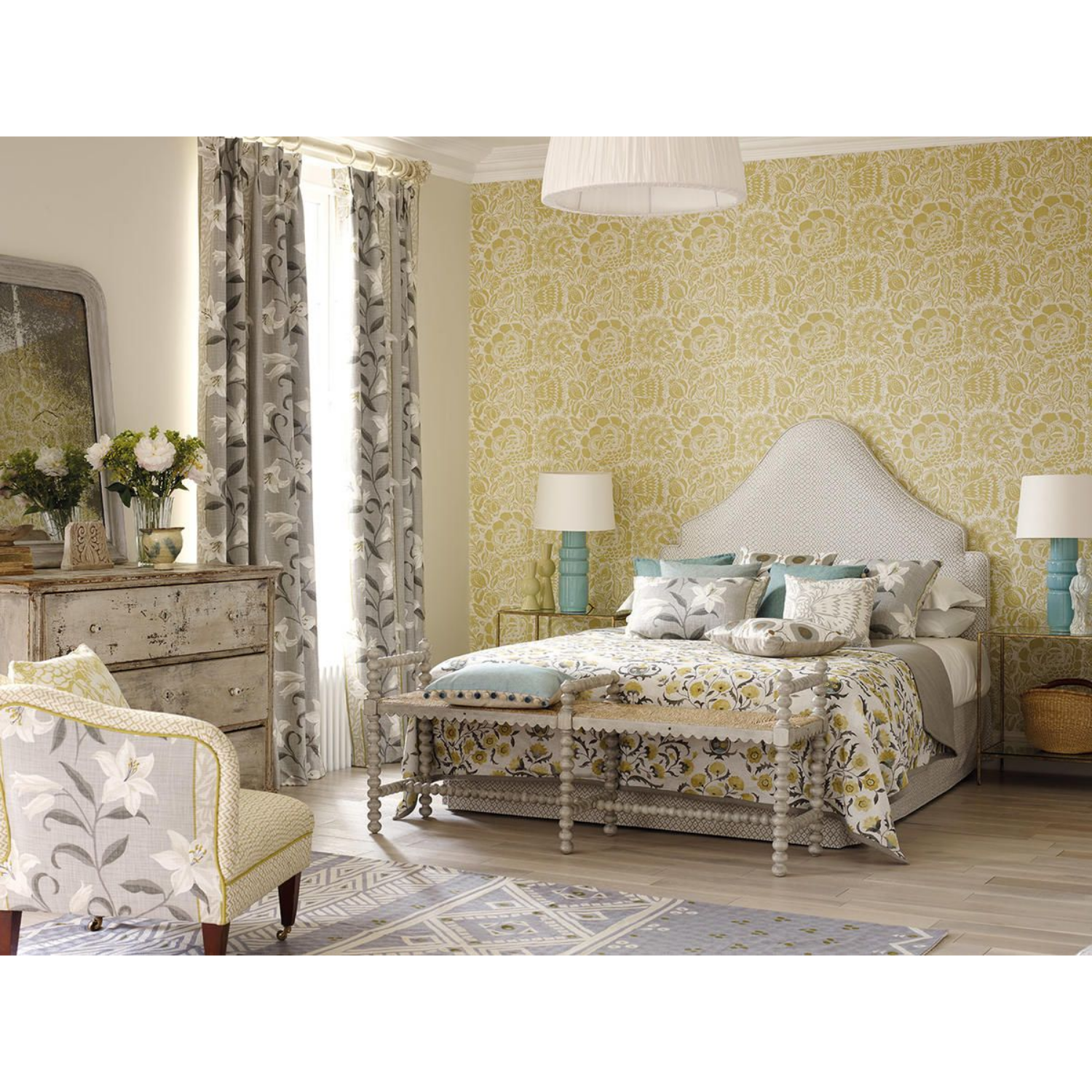Bellingham Country Grey Double Bench