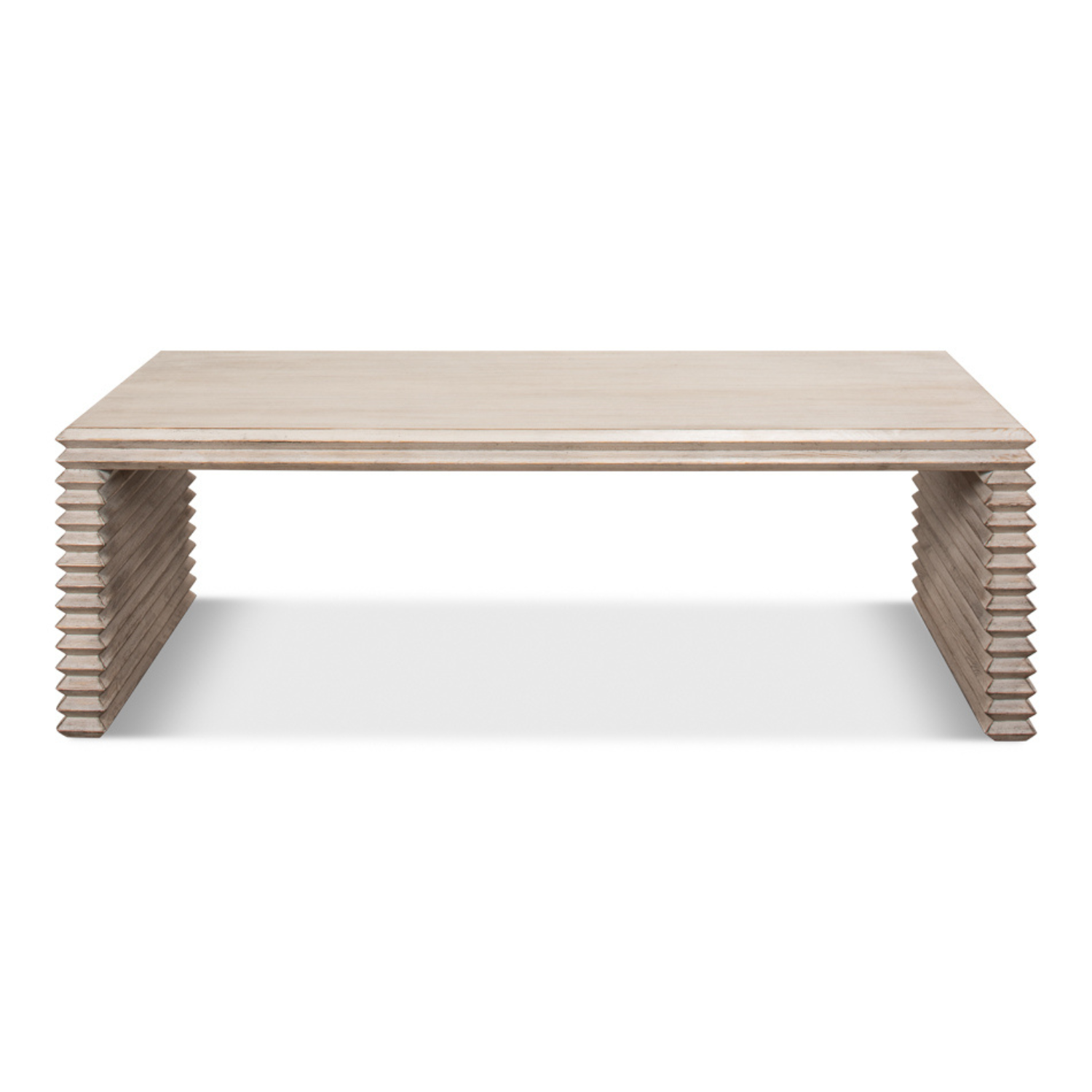 Stacked Cocktail Table - Stone Grey