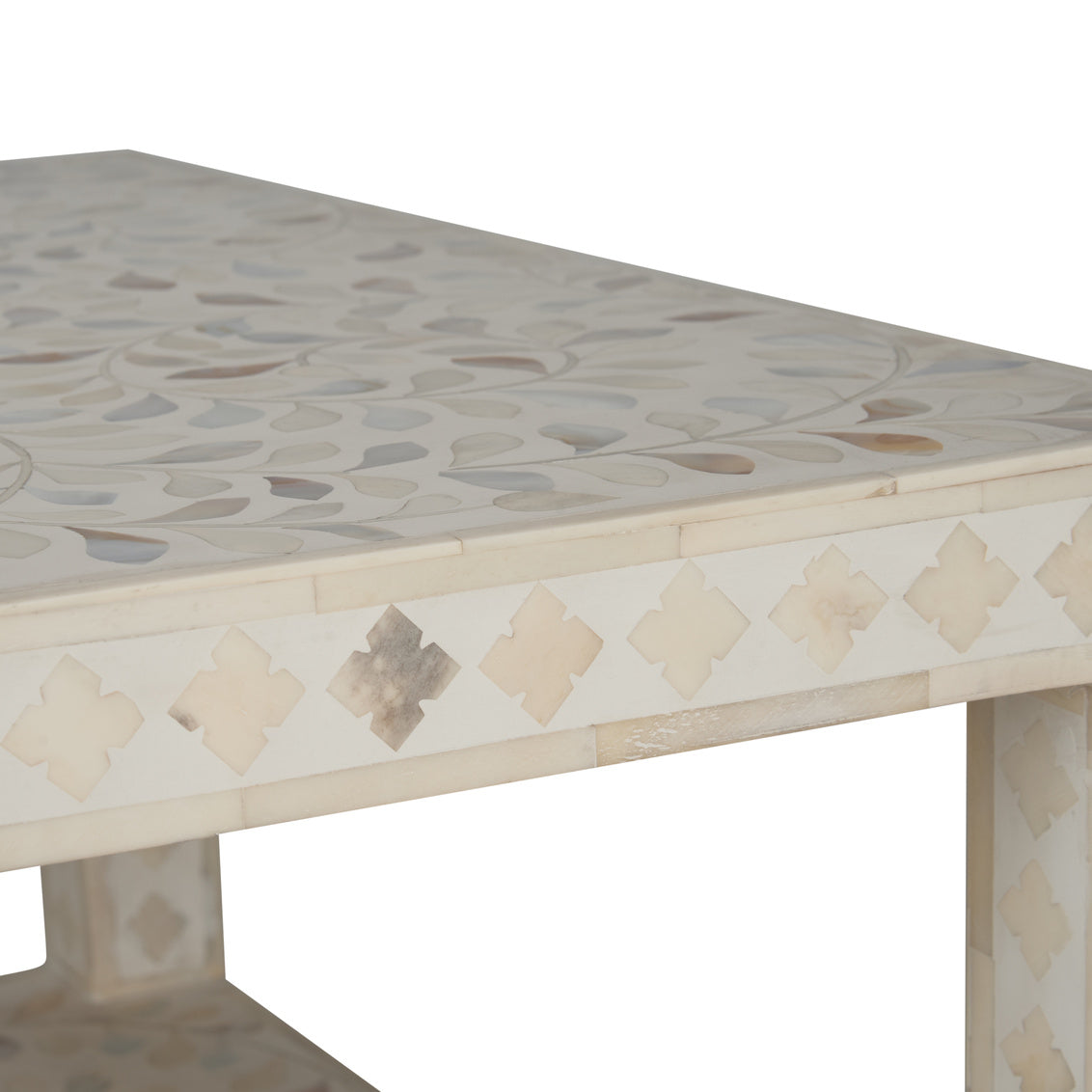 Leaf Inlay Side Table