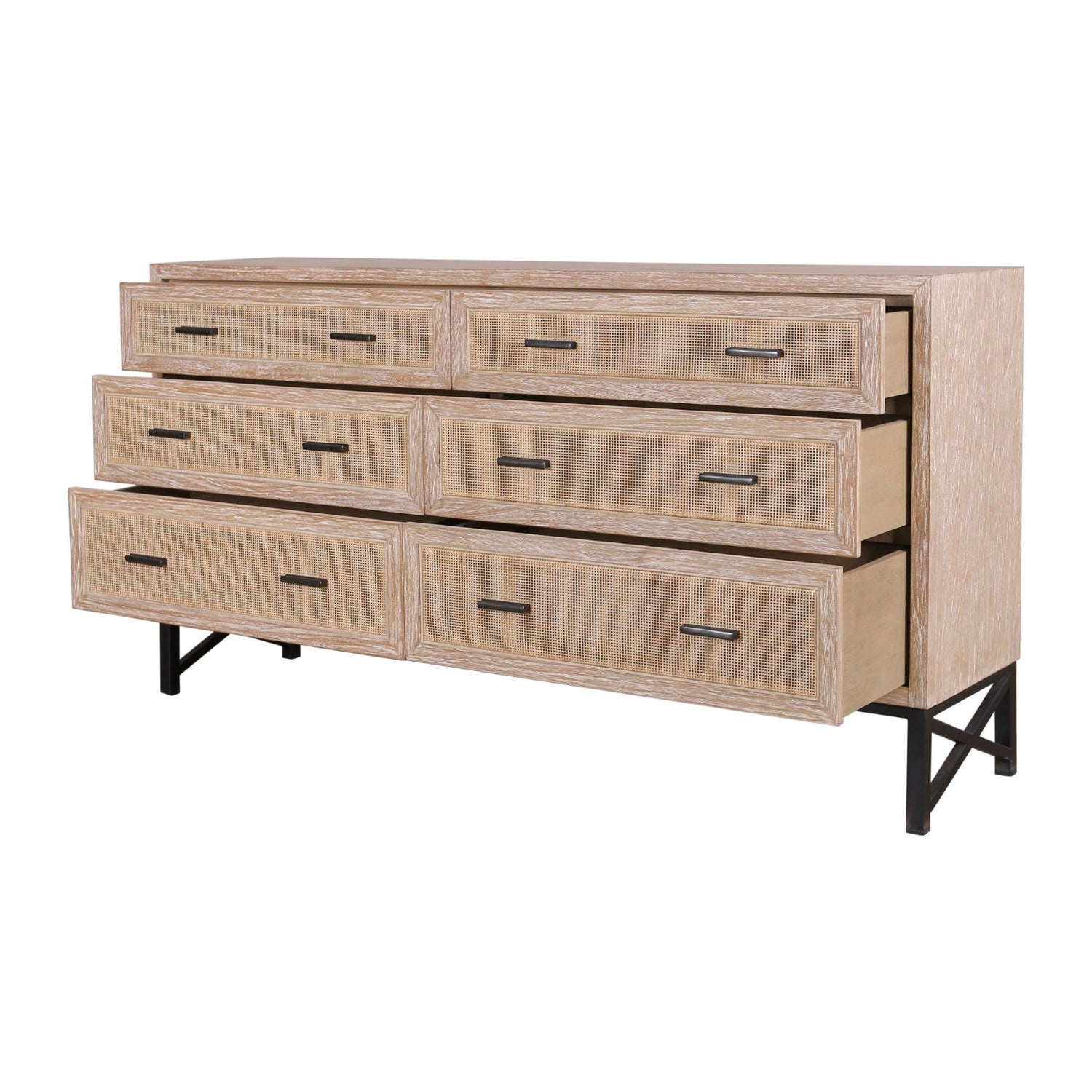 Noah 6 Drawer Dresser Natural