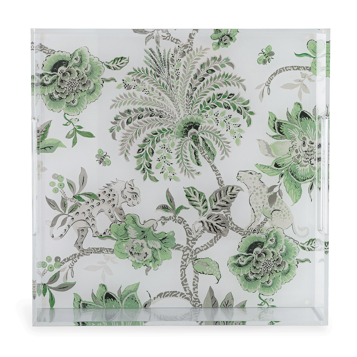 Braganza Green Lucite Tray