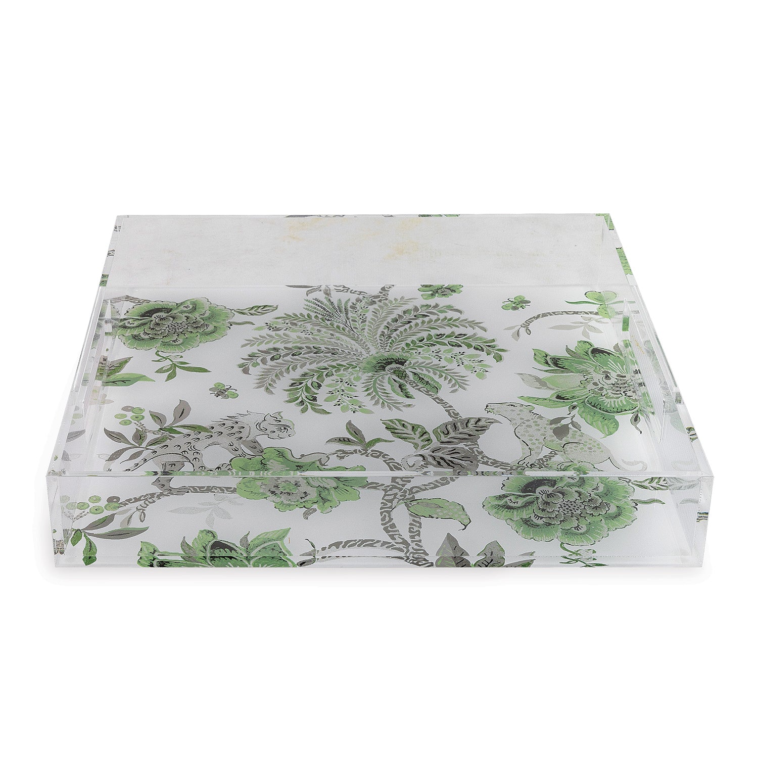 Braganza Green Lucite Tray