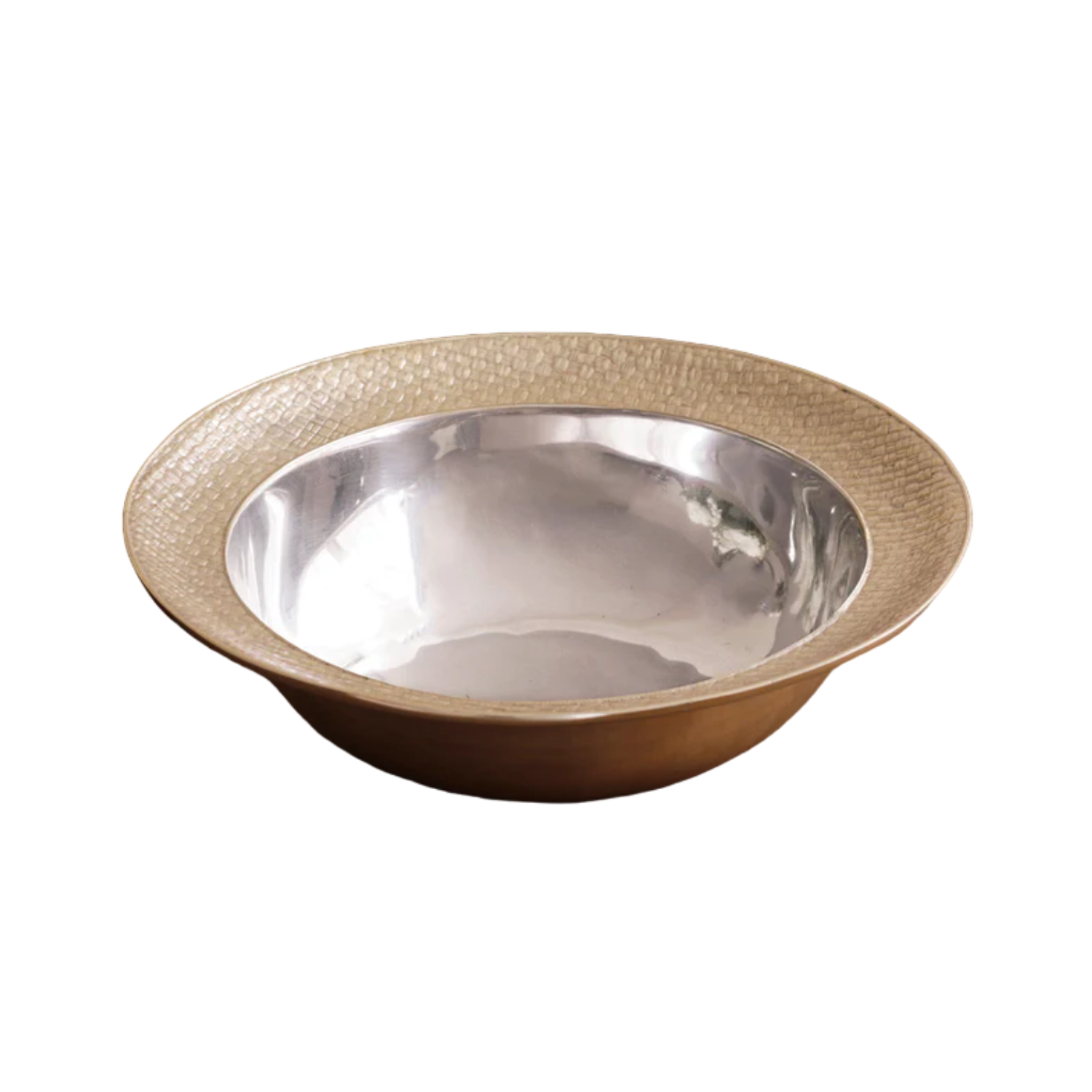SIERRA MODERN Nassau Large Bowl (Silver and Gold)