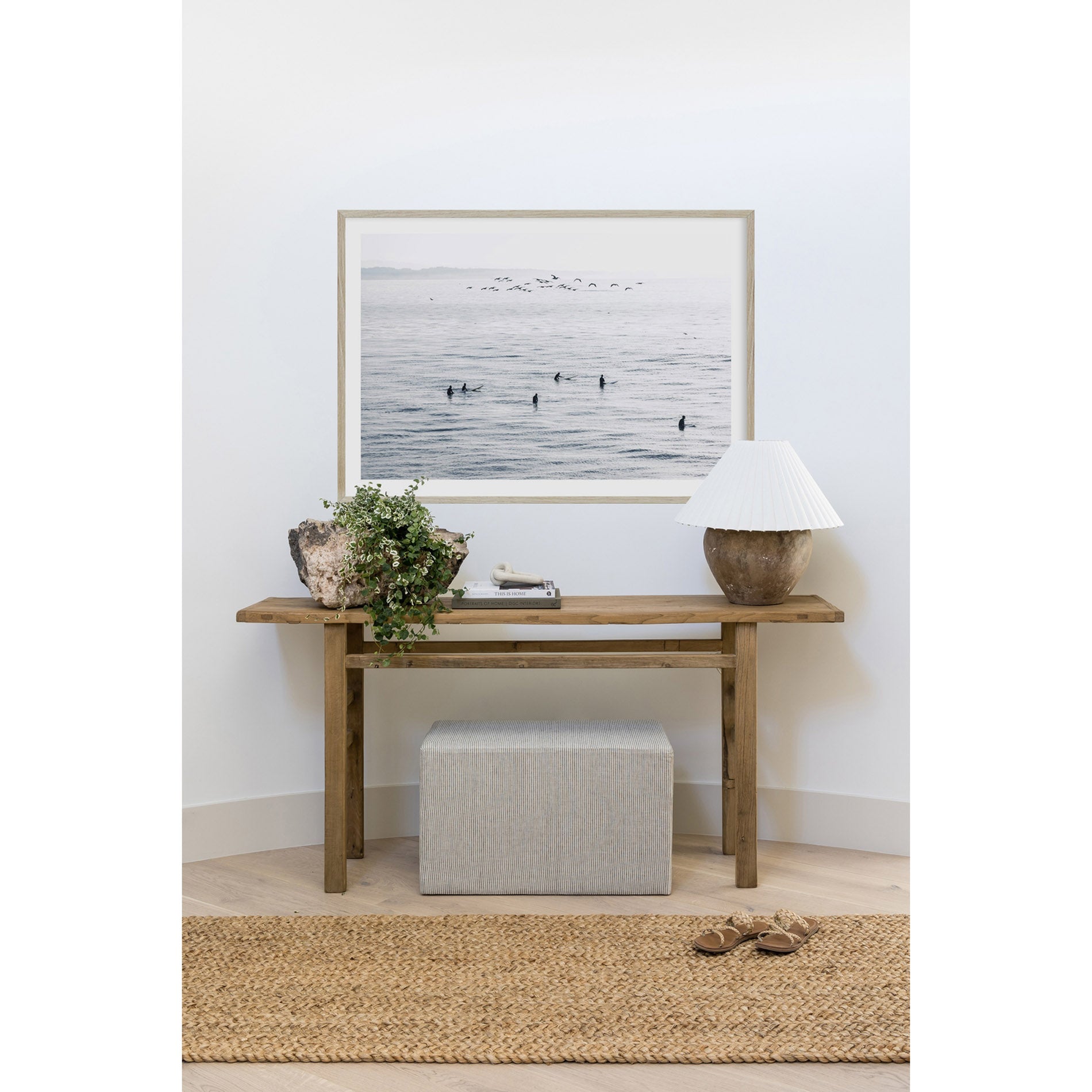 Pure Salt Cassis Braid Natural Rug