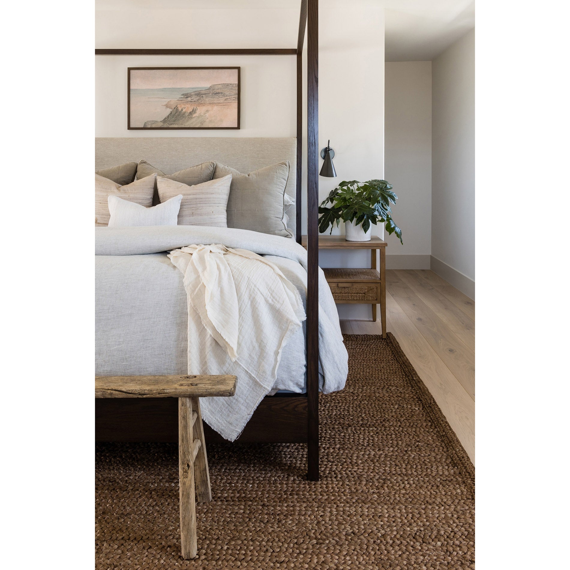 Pure Salt Cassis Braid Walnut Rug