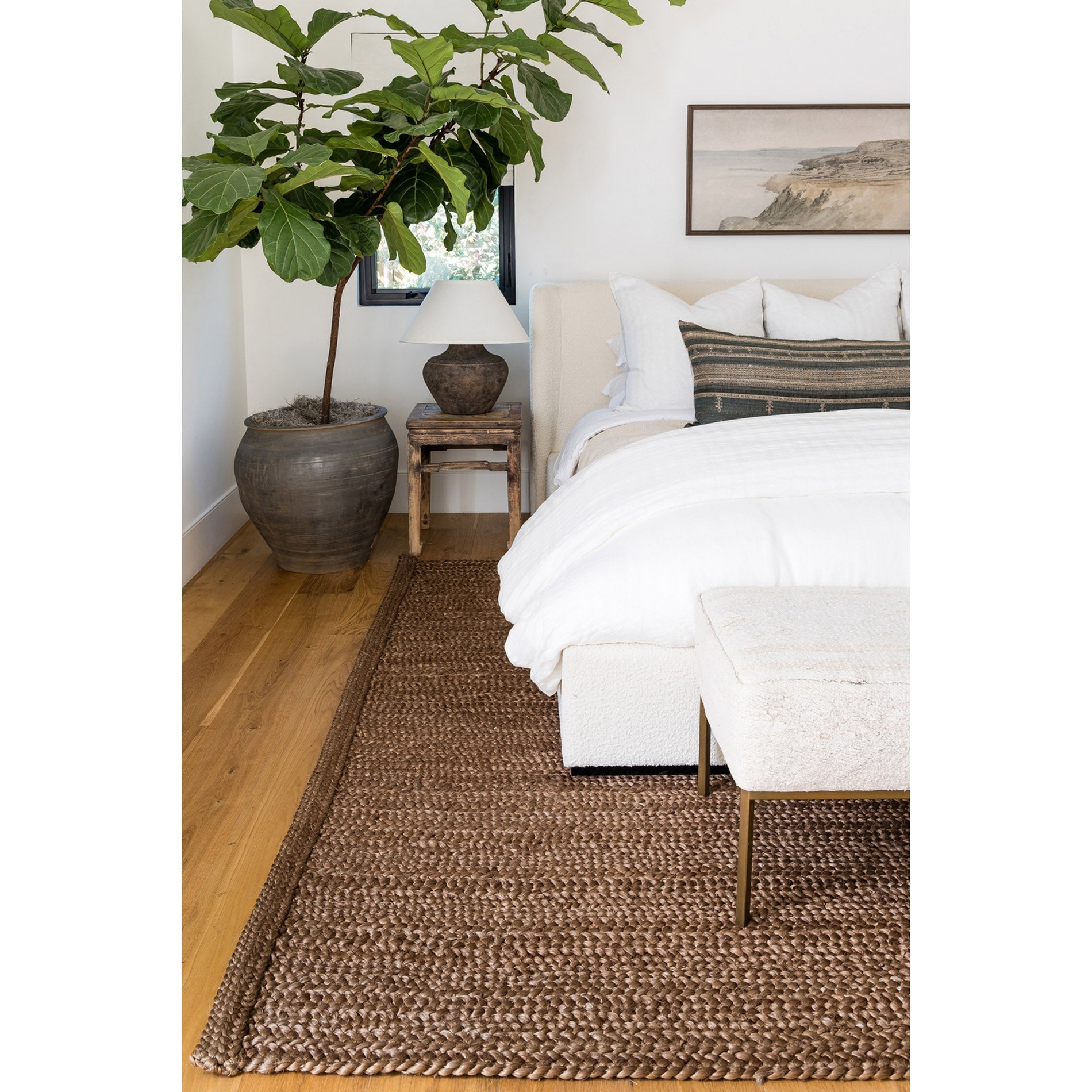 Pure Salt Cassis Braid Walnut Rug