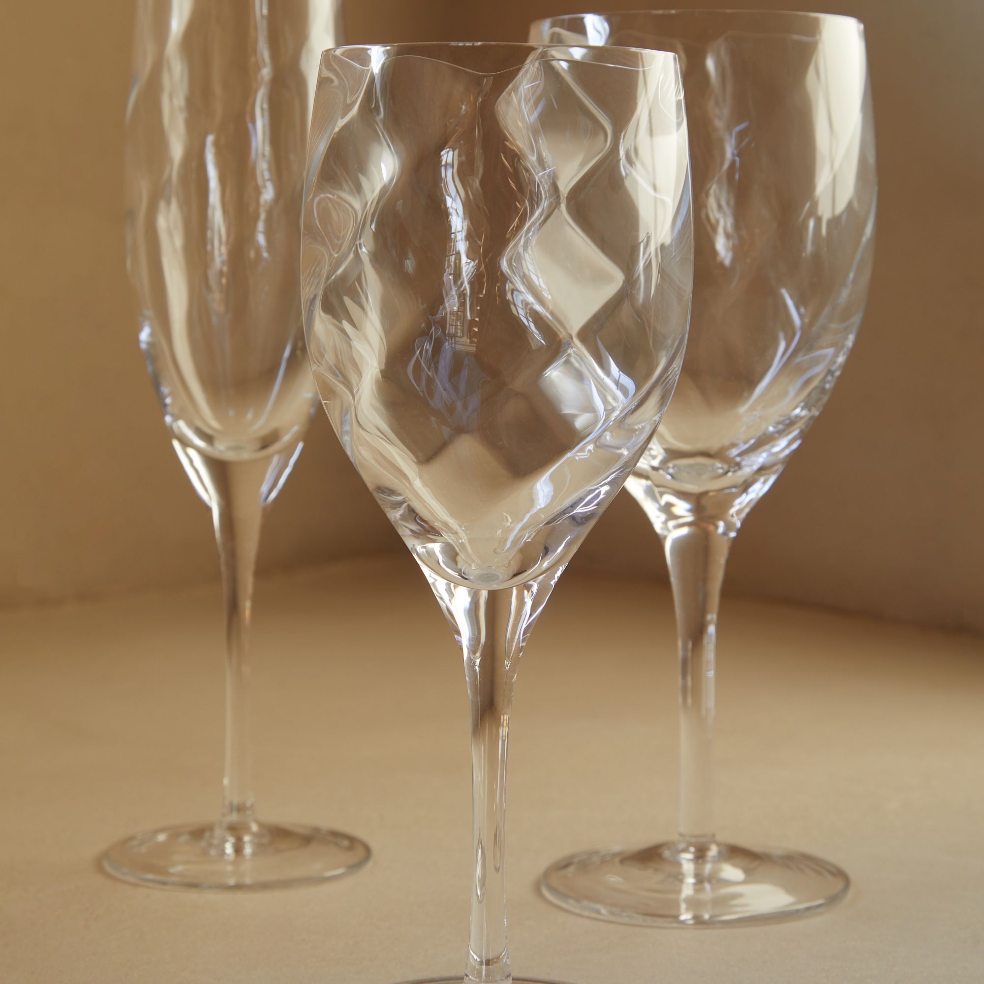 Set 6 Red Wine Glasses Ottica by Casafina