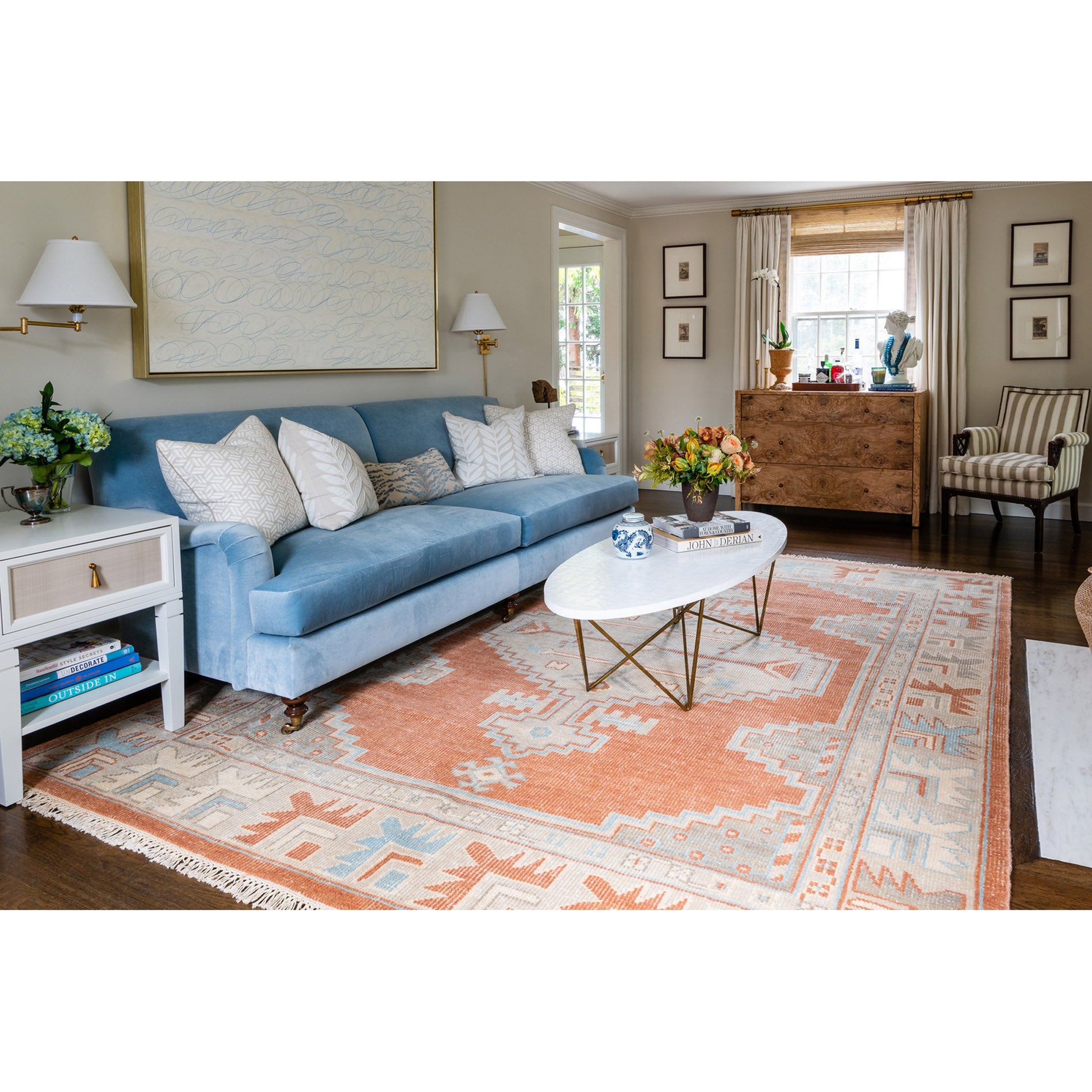 Erin Gates by Momeni Concord Walden Rust Hand Knotted Wool Rug