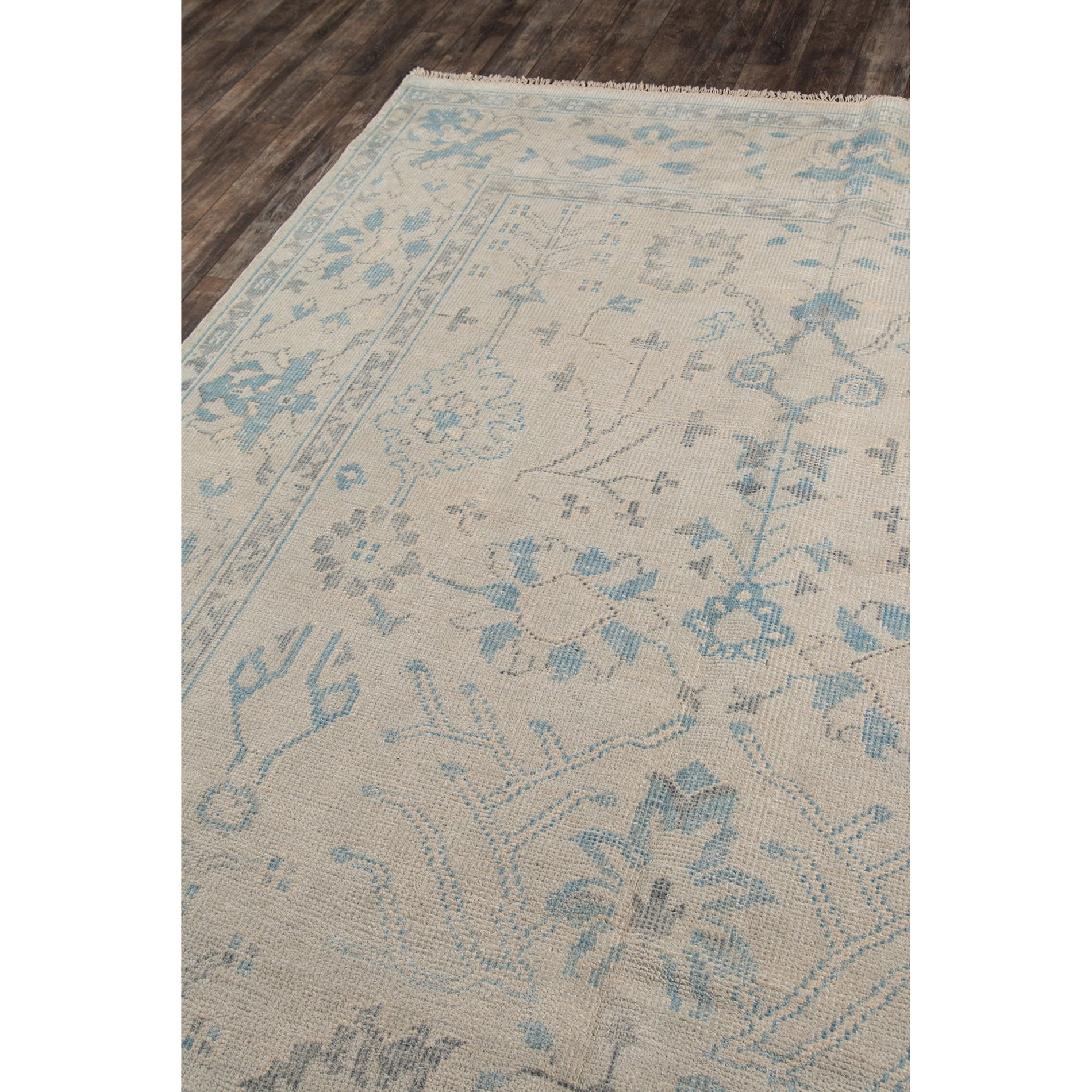 Erin Gates by Momeni Concord Lowell Ivory Hand Knotted Wool Rug