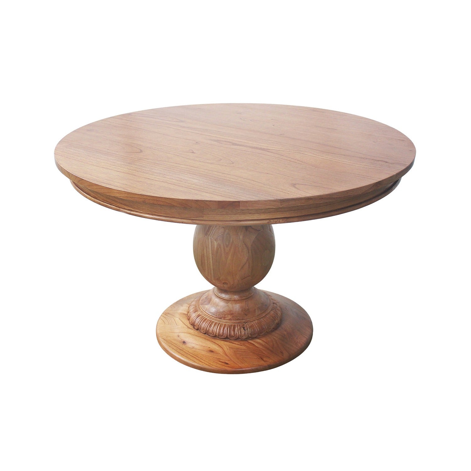 48" Charlotte Pedestal Table (Golden Oak)