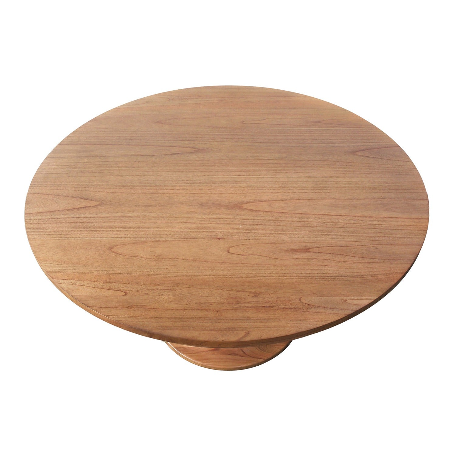 55" Charlotte Pedestal Table (Golden Oak)