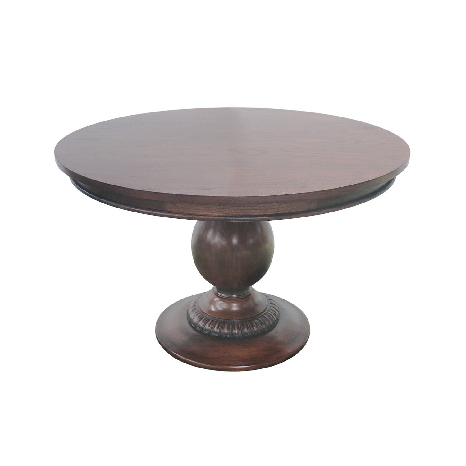 48" Charlotte Pedestal Table (Walnut)
