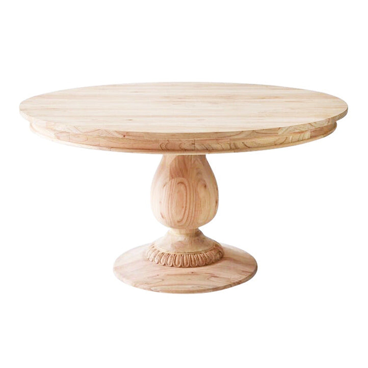 55" Charlotte Pedestal Table (Natural)